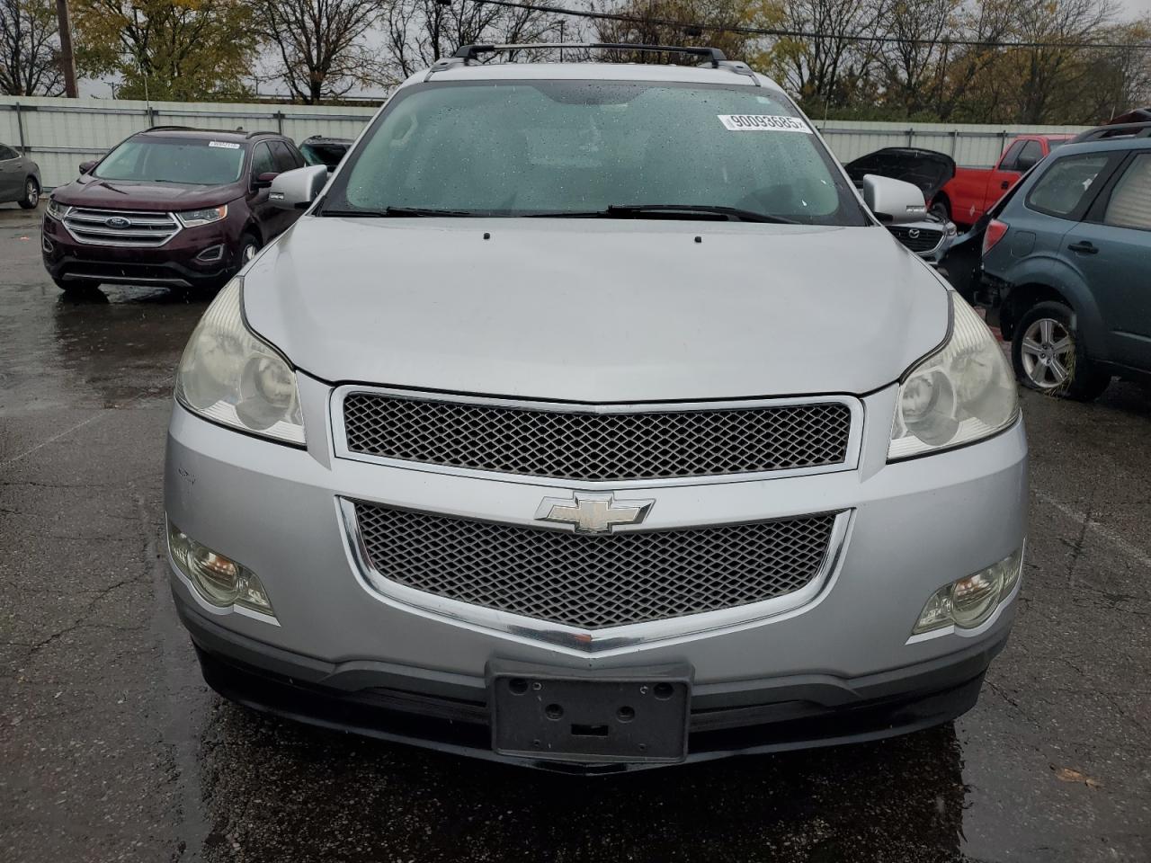 2012 Chevrolet Traverse Ltz Silver vin: 1GNKRLED8CJ404827