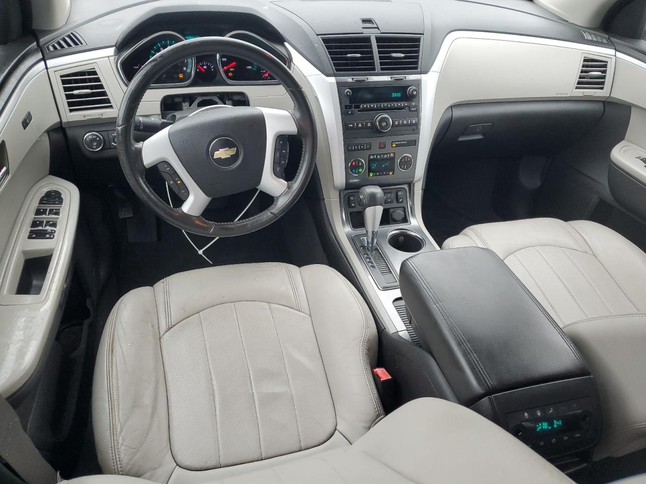 2012 Chevrolet Traverse Ltz Silver vin: 1GNKRLED8CJ404827