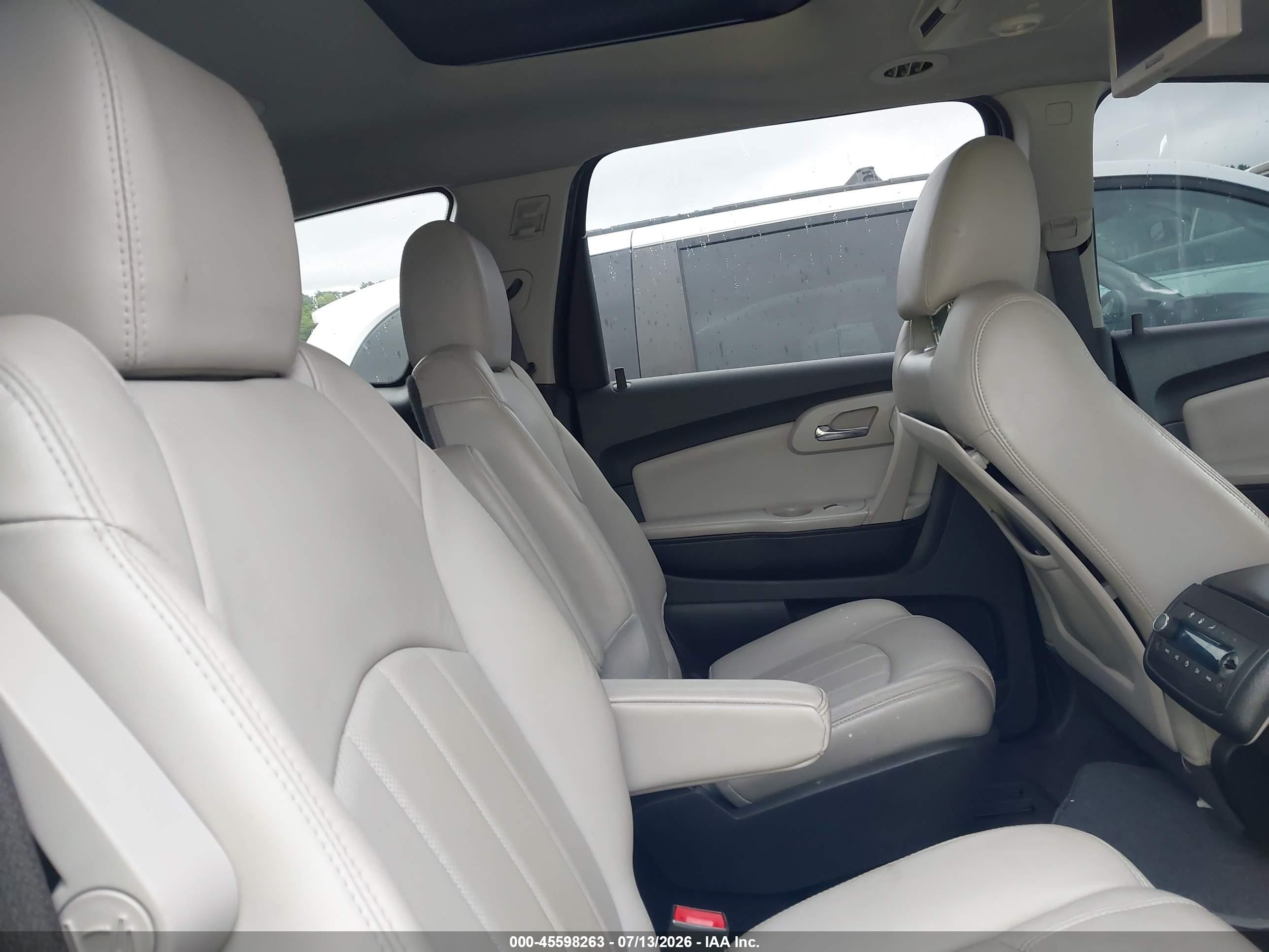 2012 Chevrolet Traverse Ltz Silver vin: 1GNKRLED9CJ219945
