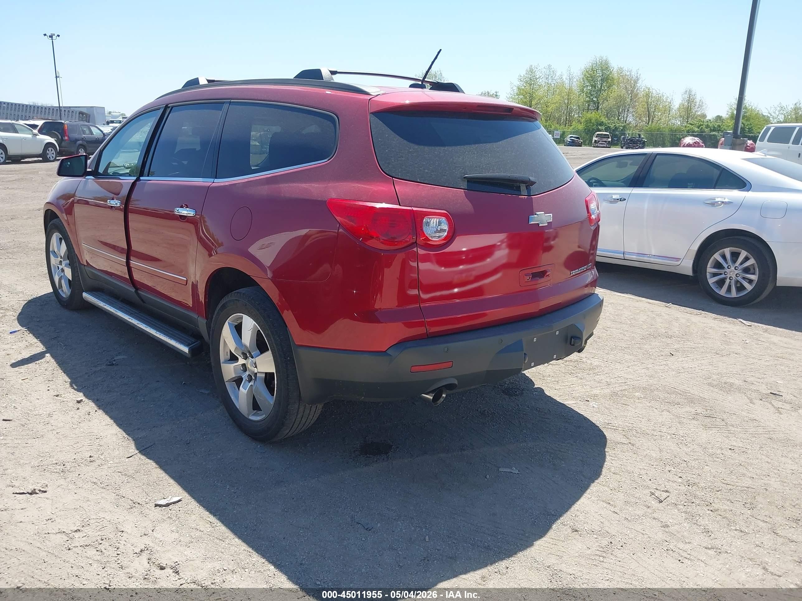 2012 Chevrolet Traverse Ltz Красный vin: 1GNKRLED9CJ407154
