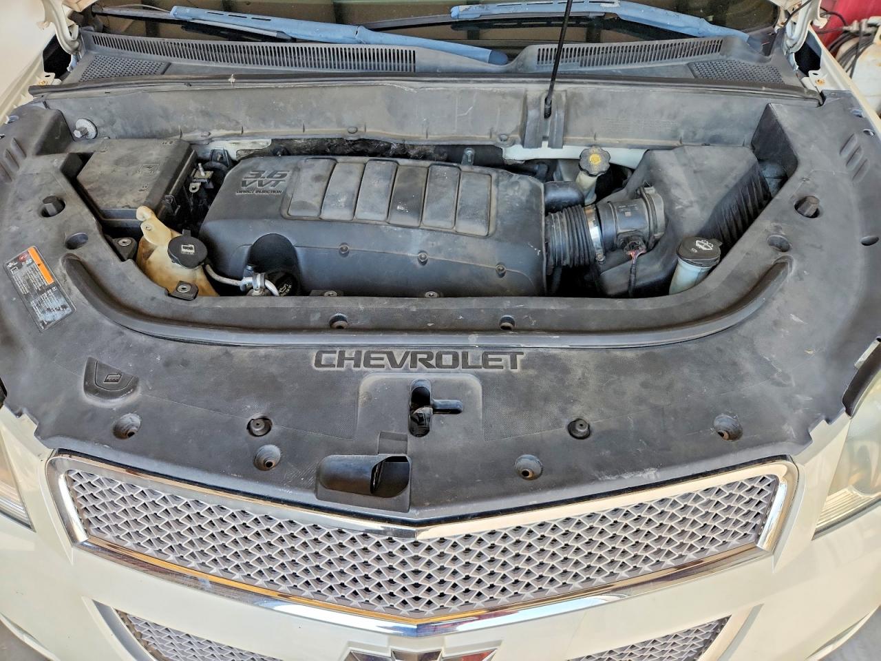 2011 Chevrolet Traverse Ltz White vin: 1GNKRLEDXBJ292529