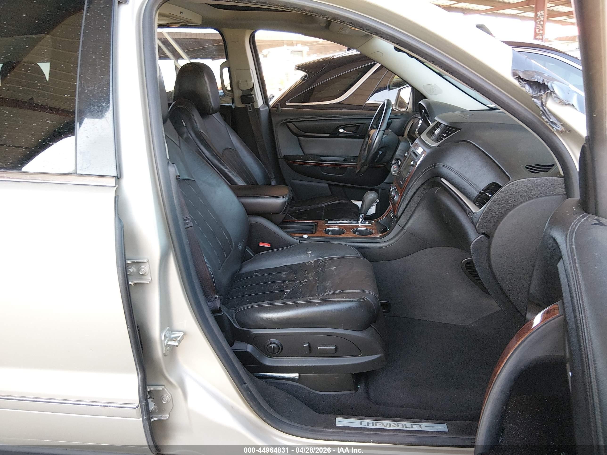 2013 Chevrolet Traverse Ltz Champagne vin: 1GNKRLKD0DJ144865