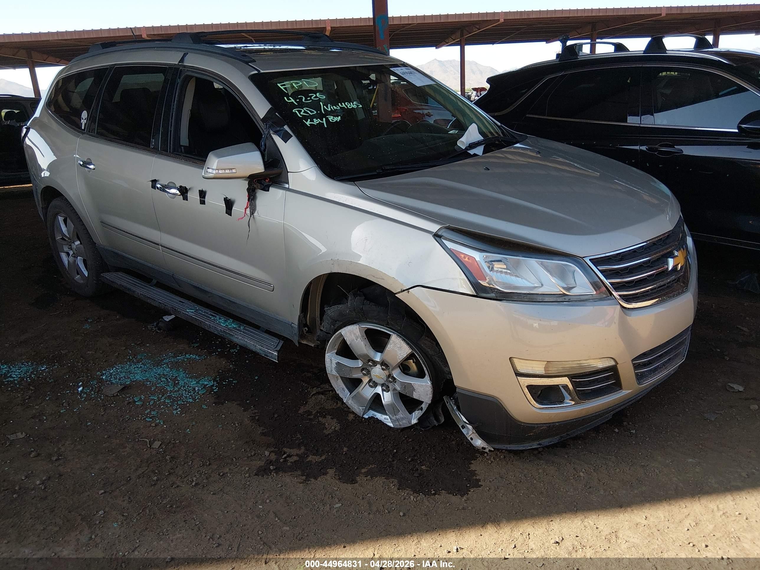 2013 Chevrolet Traverse Ltz Champagne vin: 1GNKRLKD0DJ144865