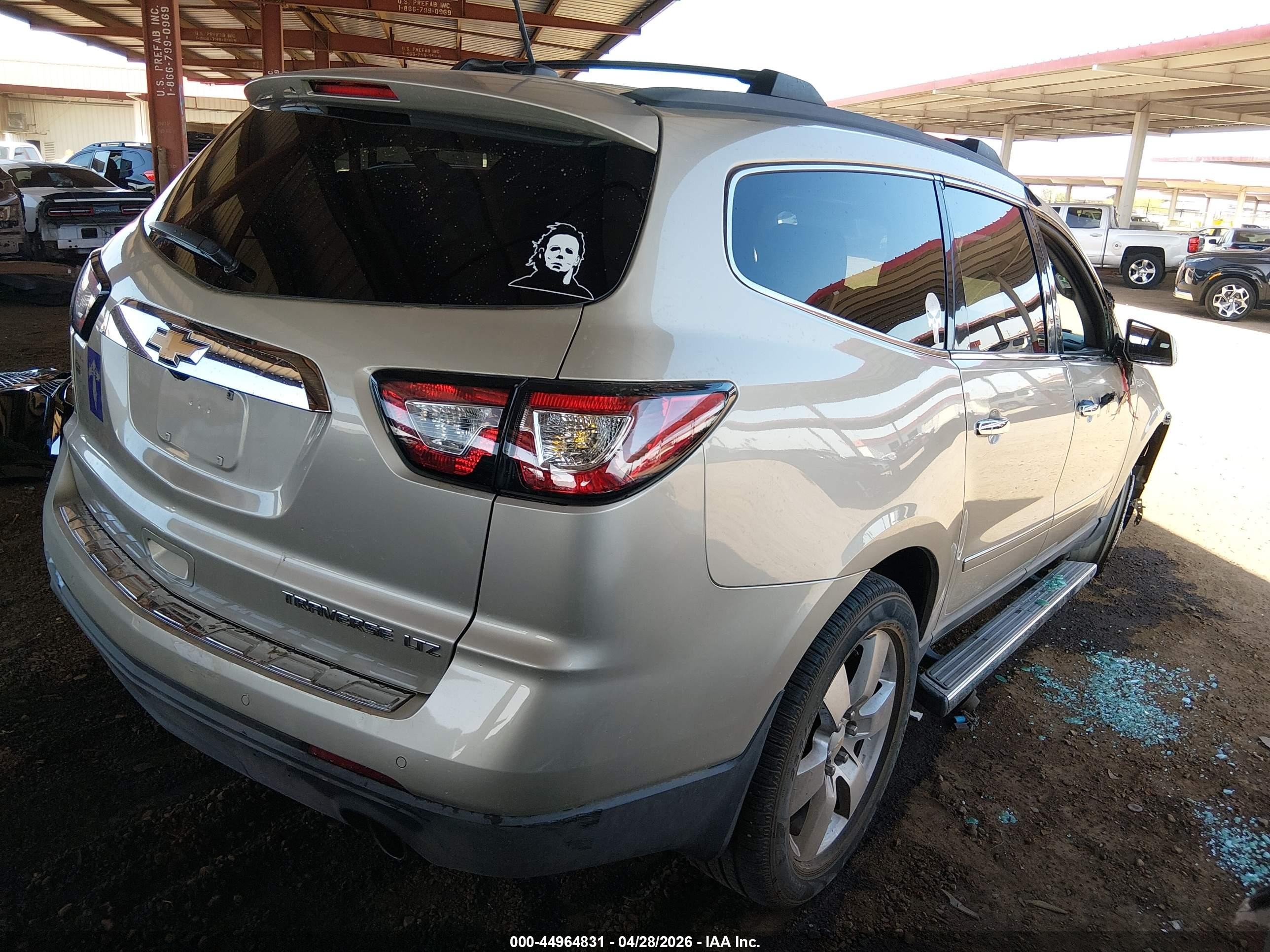 2013 Chevrolet Traverse Ltz Champagne vin: 1GNKRLKD0DJ144865