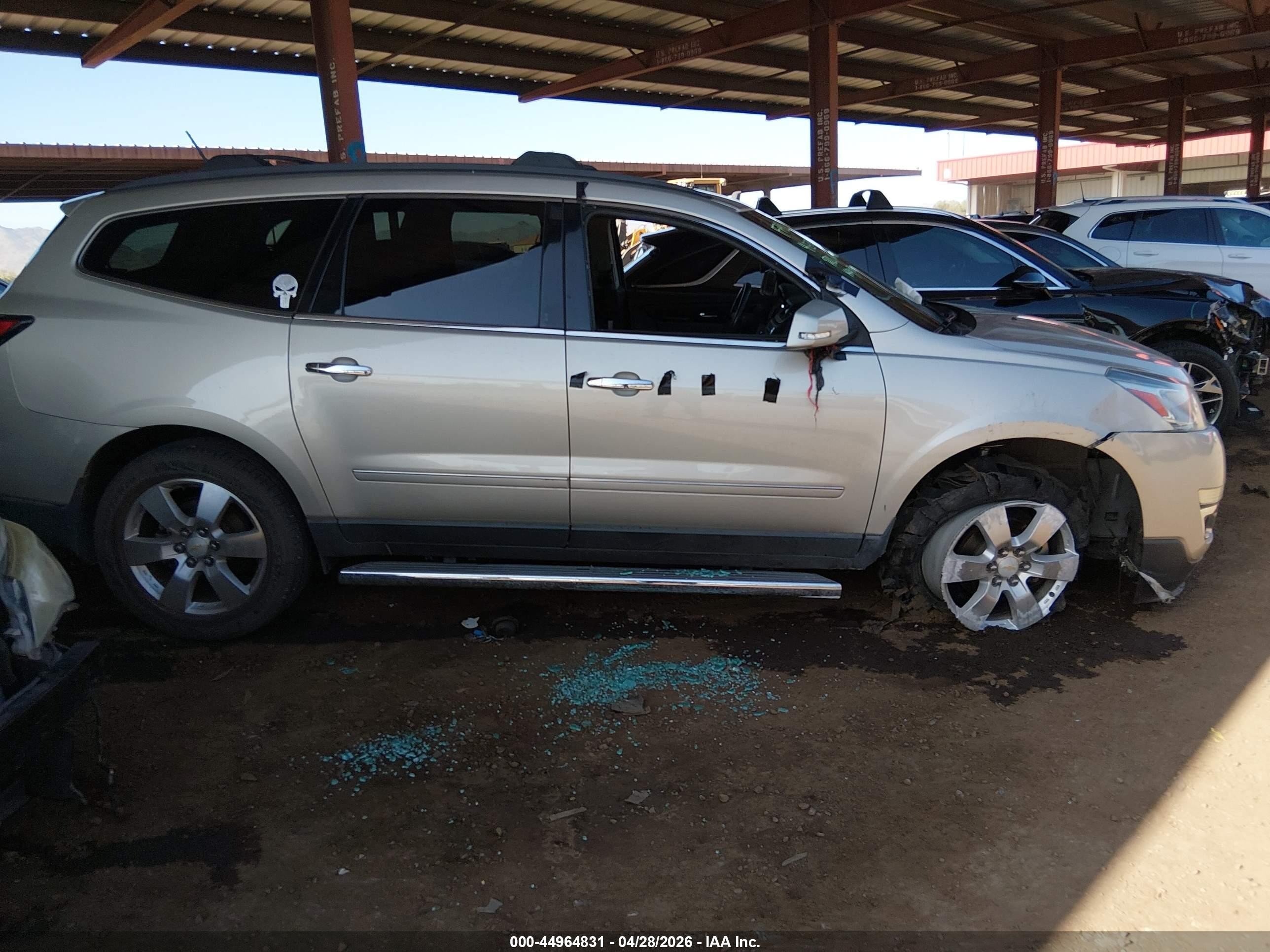 2013 Chevrolet Traverse Ltz Champagne vin: 1GNKRLKD0DJ144865