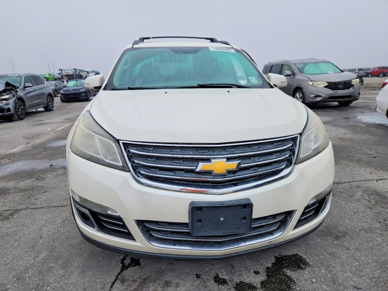 2013 Chevrolet Traverse Ltz Кремовый vin: 1GNKRLKD0DJ207348