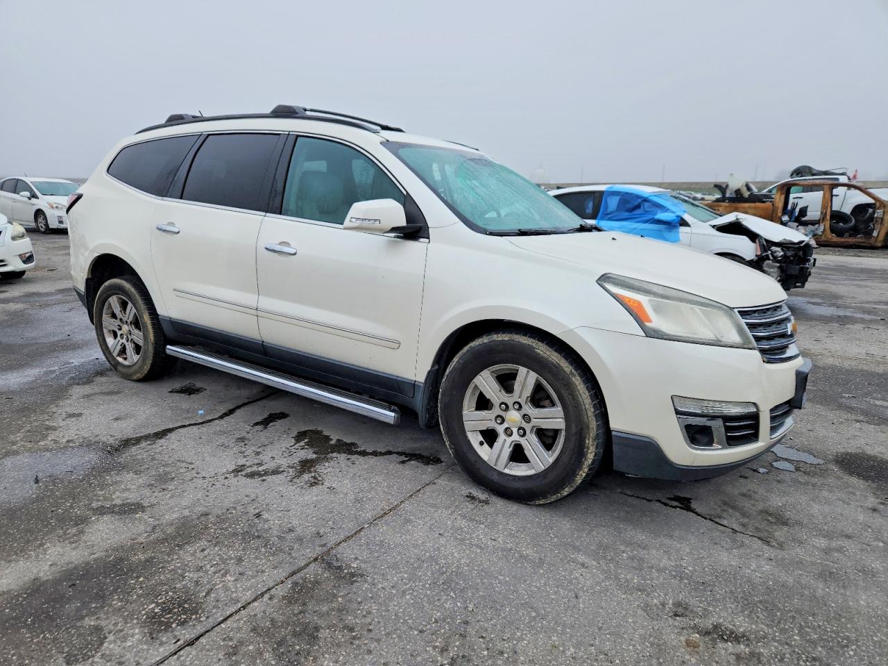 2013 Chevrolet Traverse Ltz Кремовый vin: 1GNKRLKD0DJ207348
