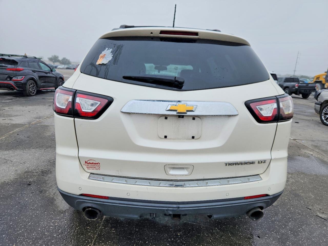 2013 Chevrolet Traverse Ltz Кремовый vin: 1GNKRLKD0DJ207348