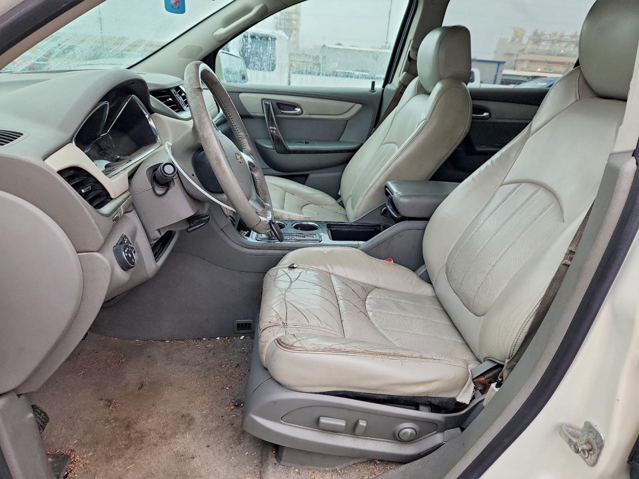 2013 Chevrolet Traverse Ltz Кремовый vin: 1GNKRLKD0DJ207348