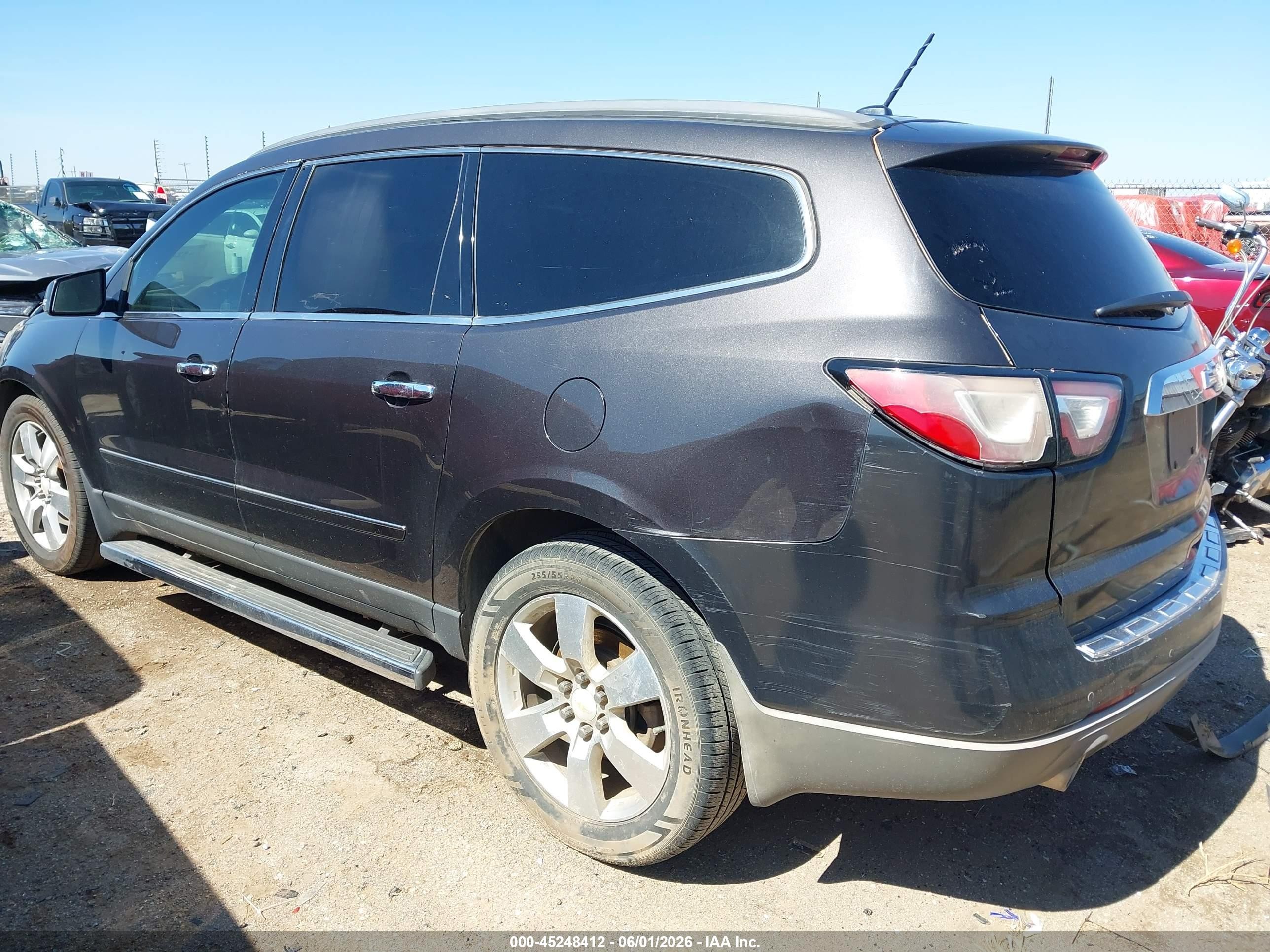 2013 Chevrolet Traverse Ltz Gray vin: 1GNKRLKD1DJ150416