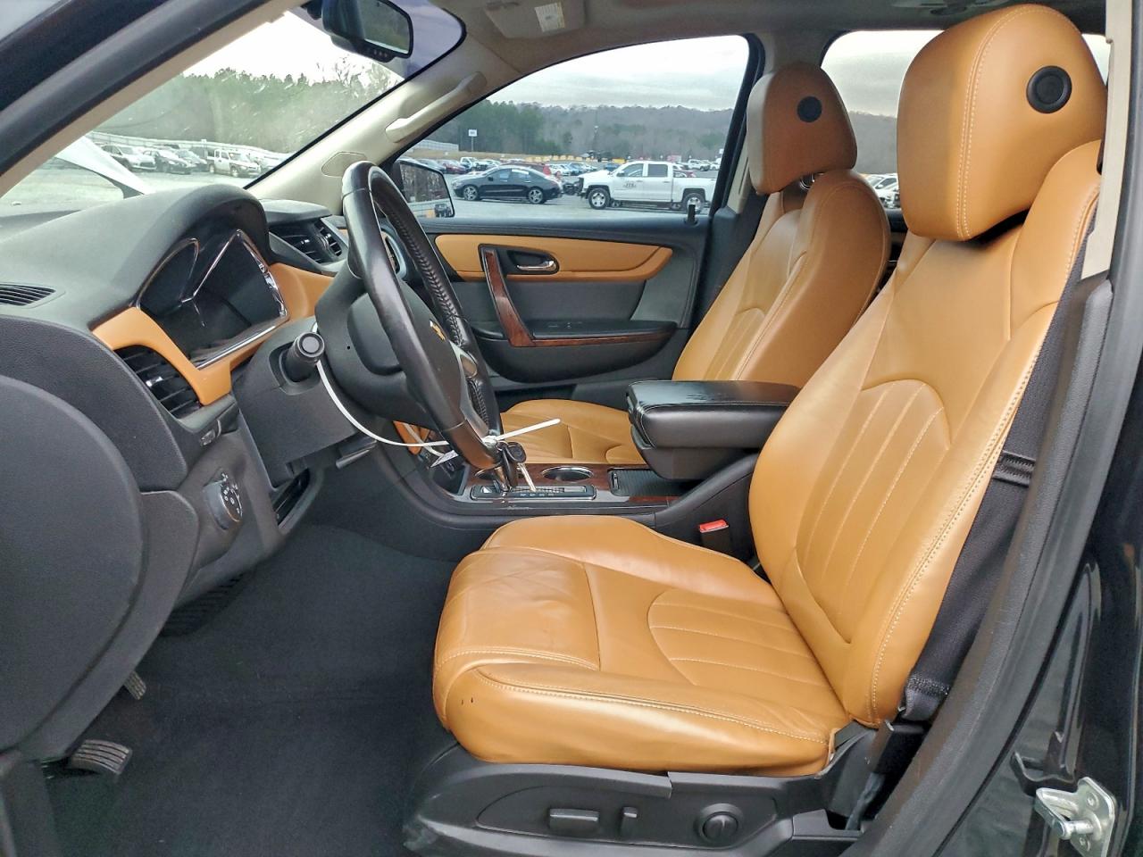 2013 Chevrolet Traverse Ltz Black vin: 1GNKRLKD2DJ149999