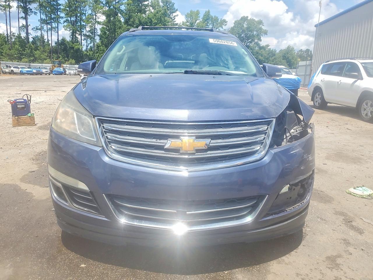2013 Chevrolet Traverse Ltz Синий vin: 1GNKRLKD5DJ202890