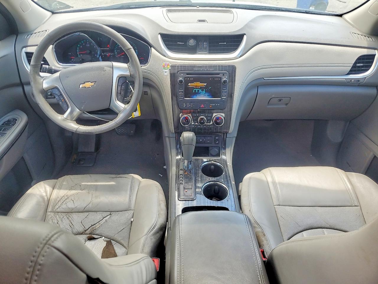 2013 Chevrolet Traverse Ltz Синий vin: 1GNKRLKD5DJ202890