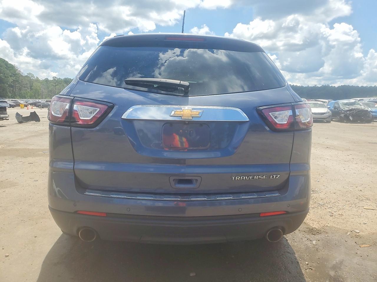 2013 Chevrolet Traverse Ltz Синий vin: 1GNKRLKD5DJ202890