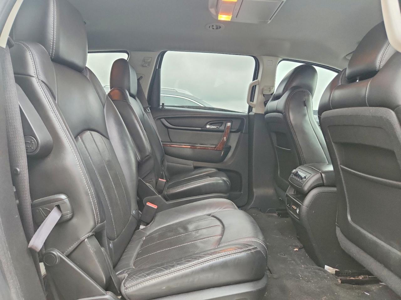 2013 Chevrolet Traverse Ltz White vin: 1GNKRLKD7DJ115590