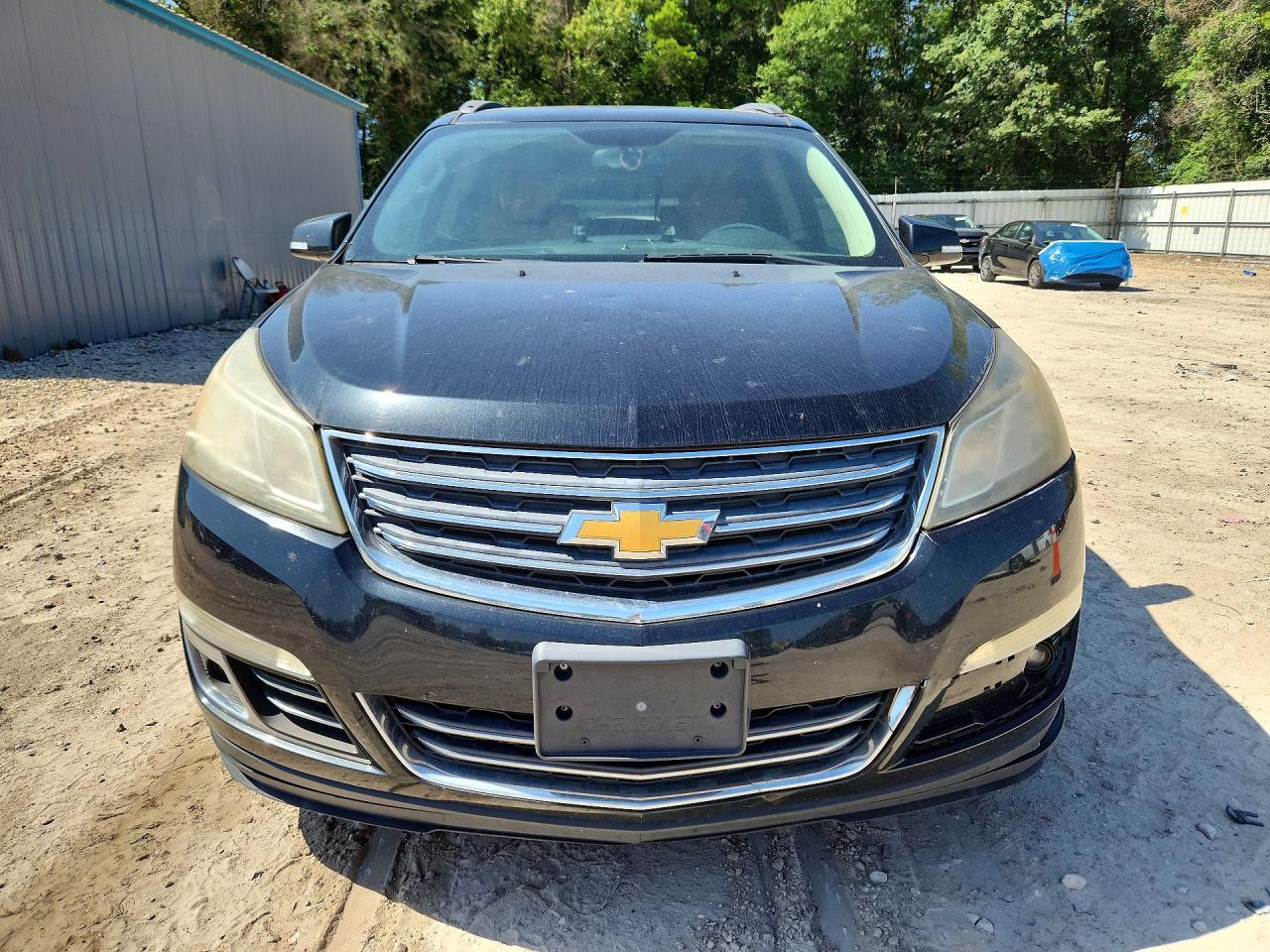 2013 Chevrolet Traverse Ltz Black vin: 1GNKRLKDXDJ188498