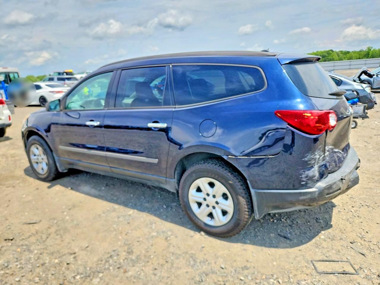 2012 Chevrolet Traverse Ls Blue vin: 1GNKVEED2CJ141032