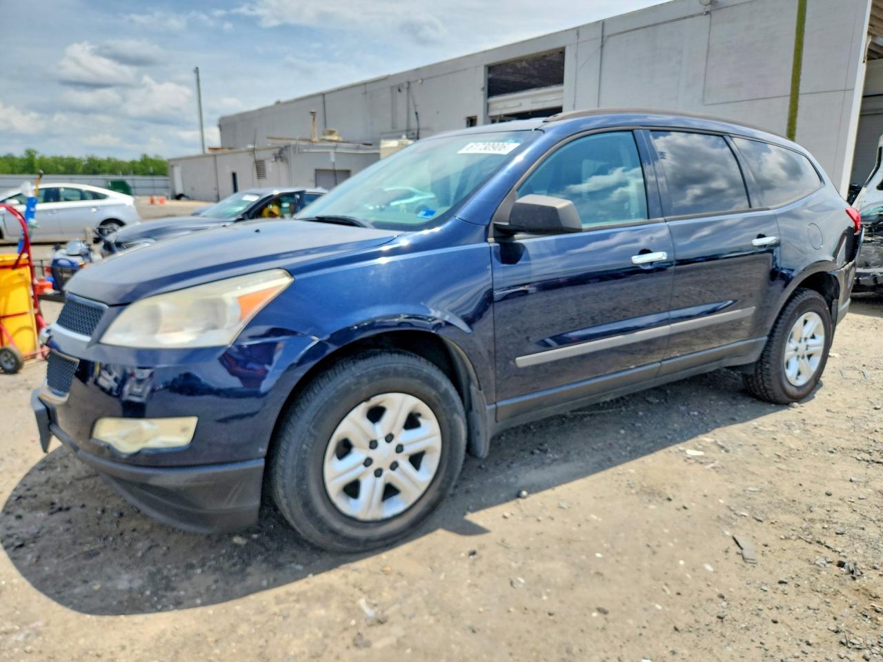 2012 Chevrolet Traverse Ls Blue vin: 1GNKVEED2CJ141032