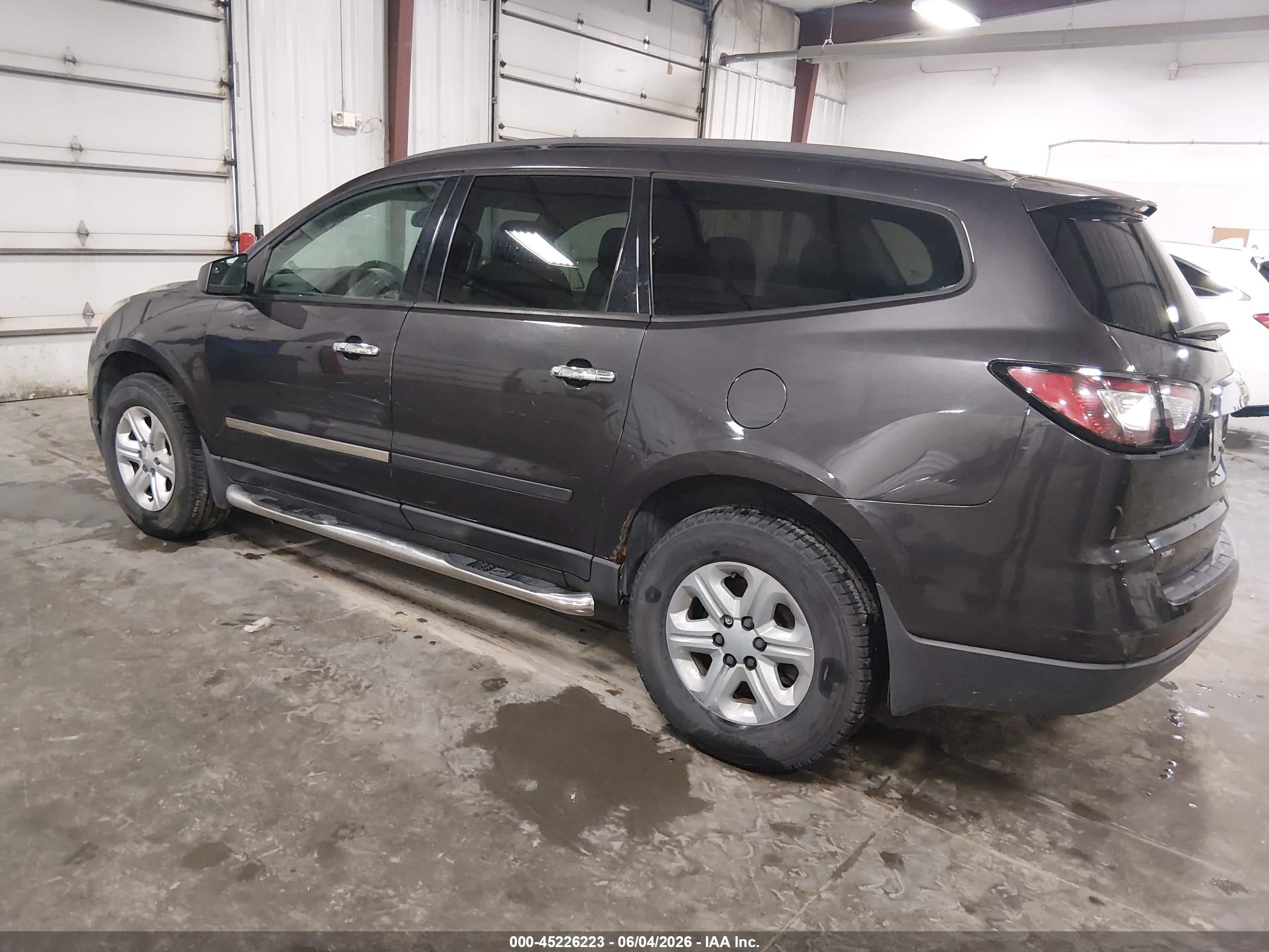2013 Chevrolet Traverse Ls Black vin: 1GNKVFED0DJ199874