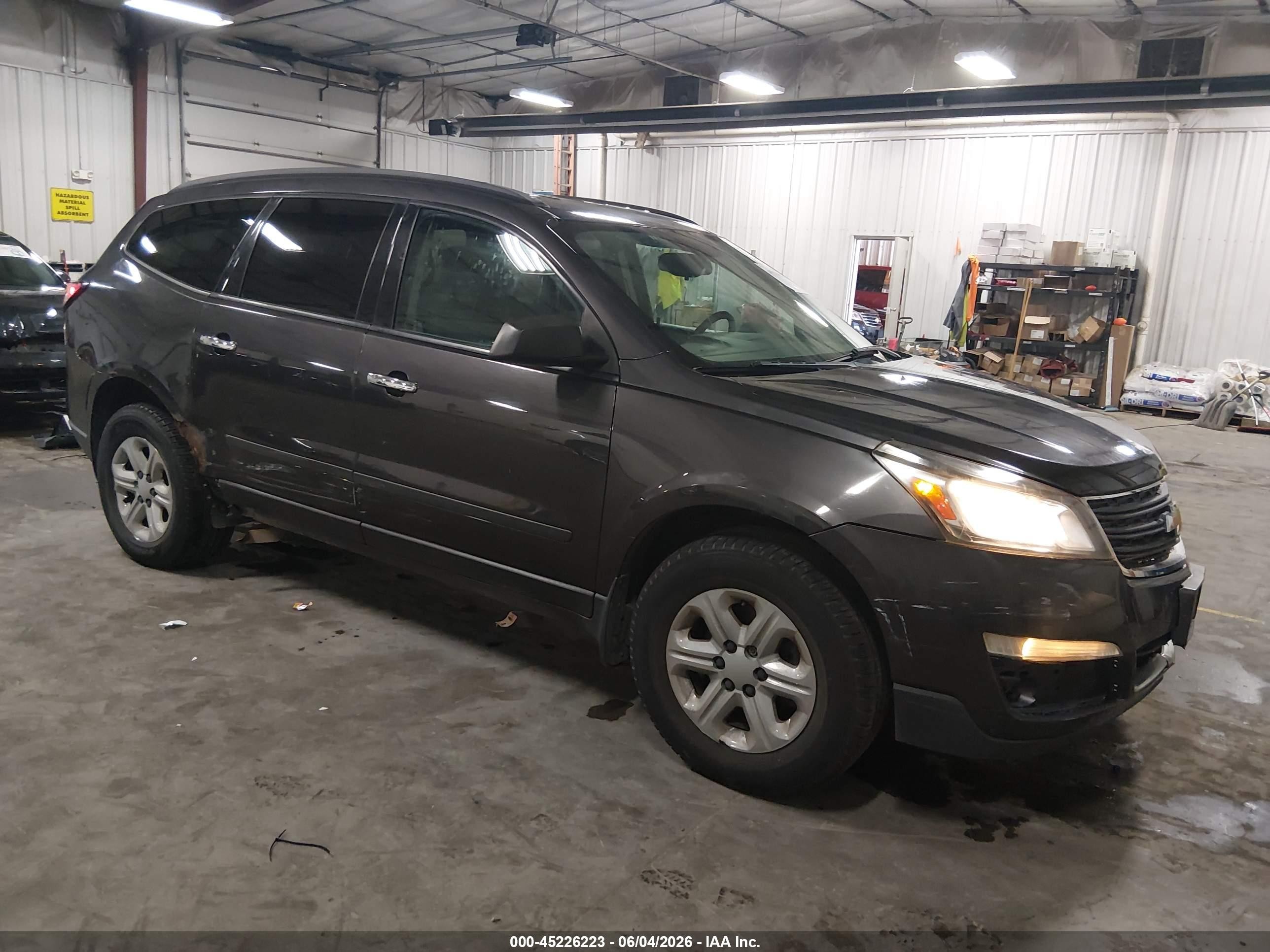 2013 Chevrolet Traverse Ls Black vin: 1GNKVFED0DJ199874