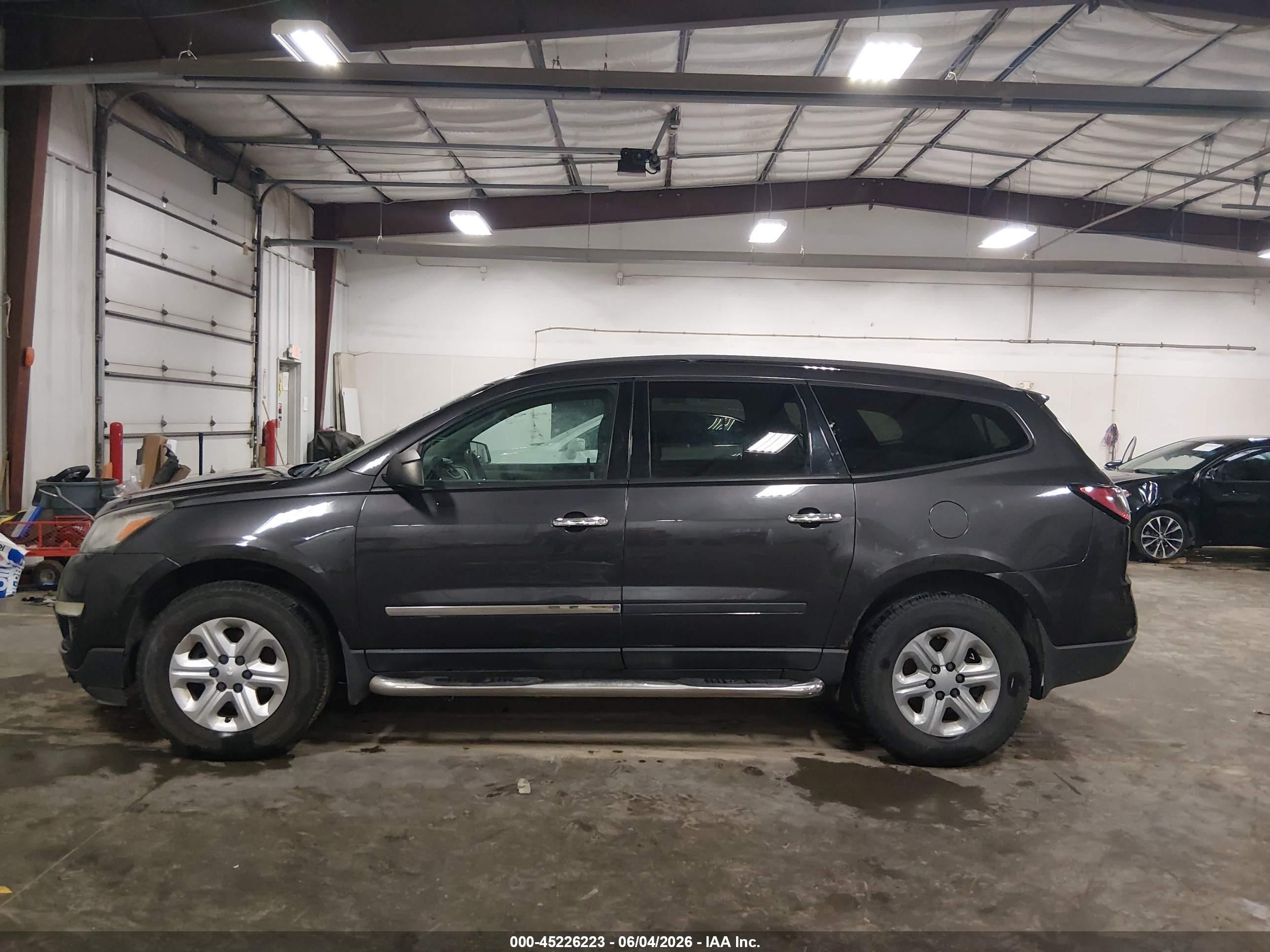 2013 Chevrolet Traverse Ls Black vin: 1GNKVFED0DJ199874
