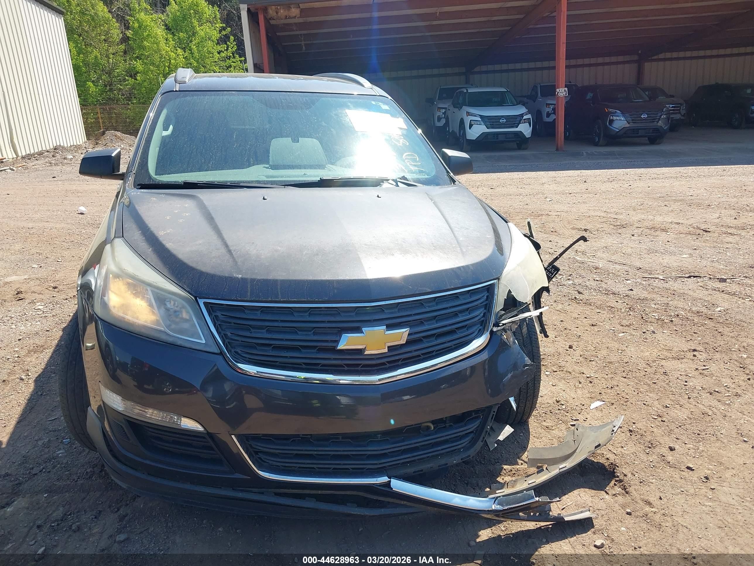 2015 Chevrolet Traverse Ls Серый vin: 1GNKVFED0FJ342566