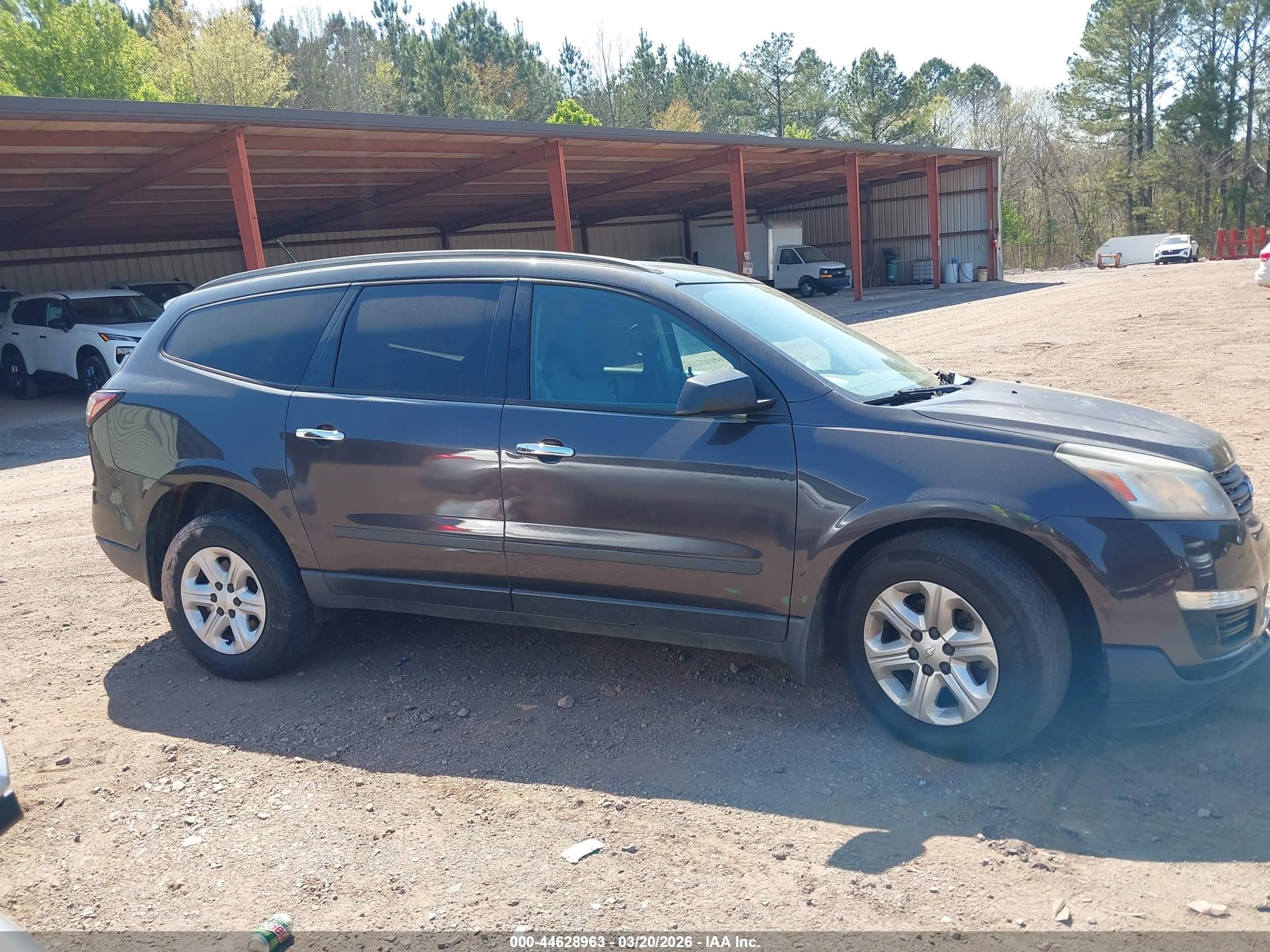 2015 Chevrolet Traverse Ls Серый vin: 1GNKVFED0FJ342566
