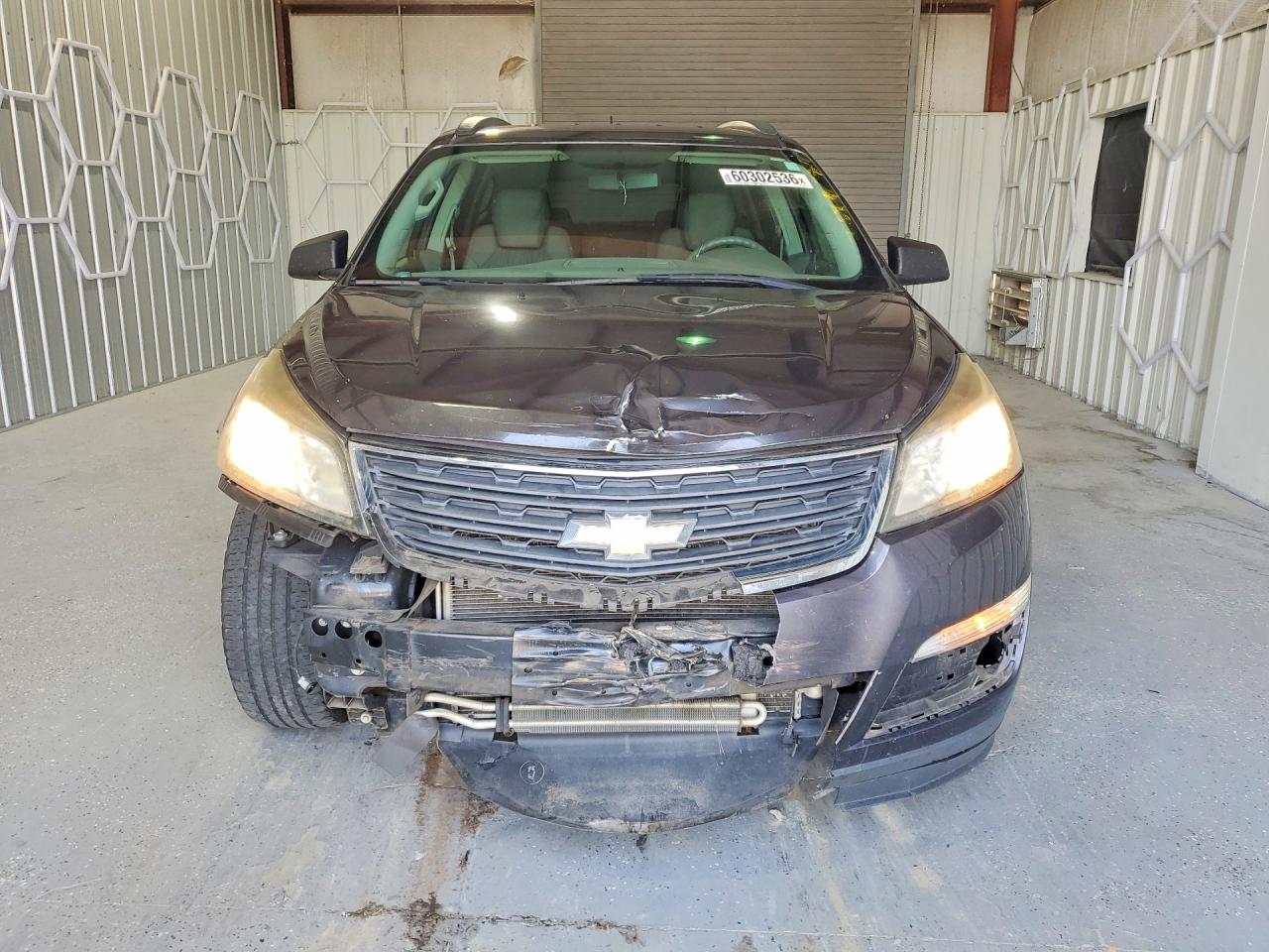 2015 Chevrolet Traverse Ls Gray vin: 1GNKVFED0FJ343636