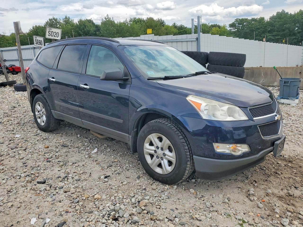 2012 Chevrolet Traverse Ls Синий vin: 1GNKVFED1CJ367052