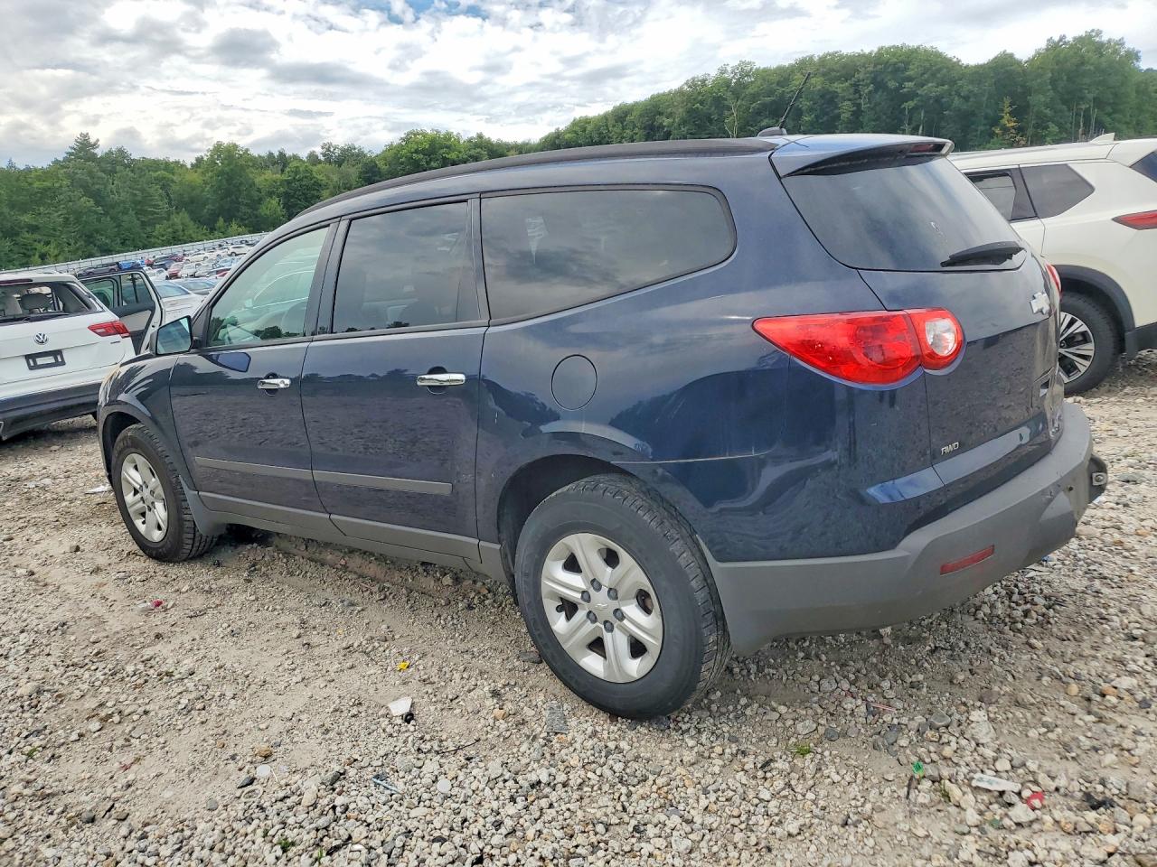 2012 Chevrolet Traverse Ls Синий vin: 1GNKVFED1CJ367052