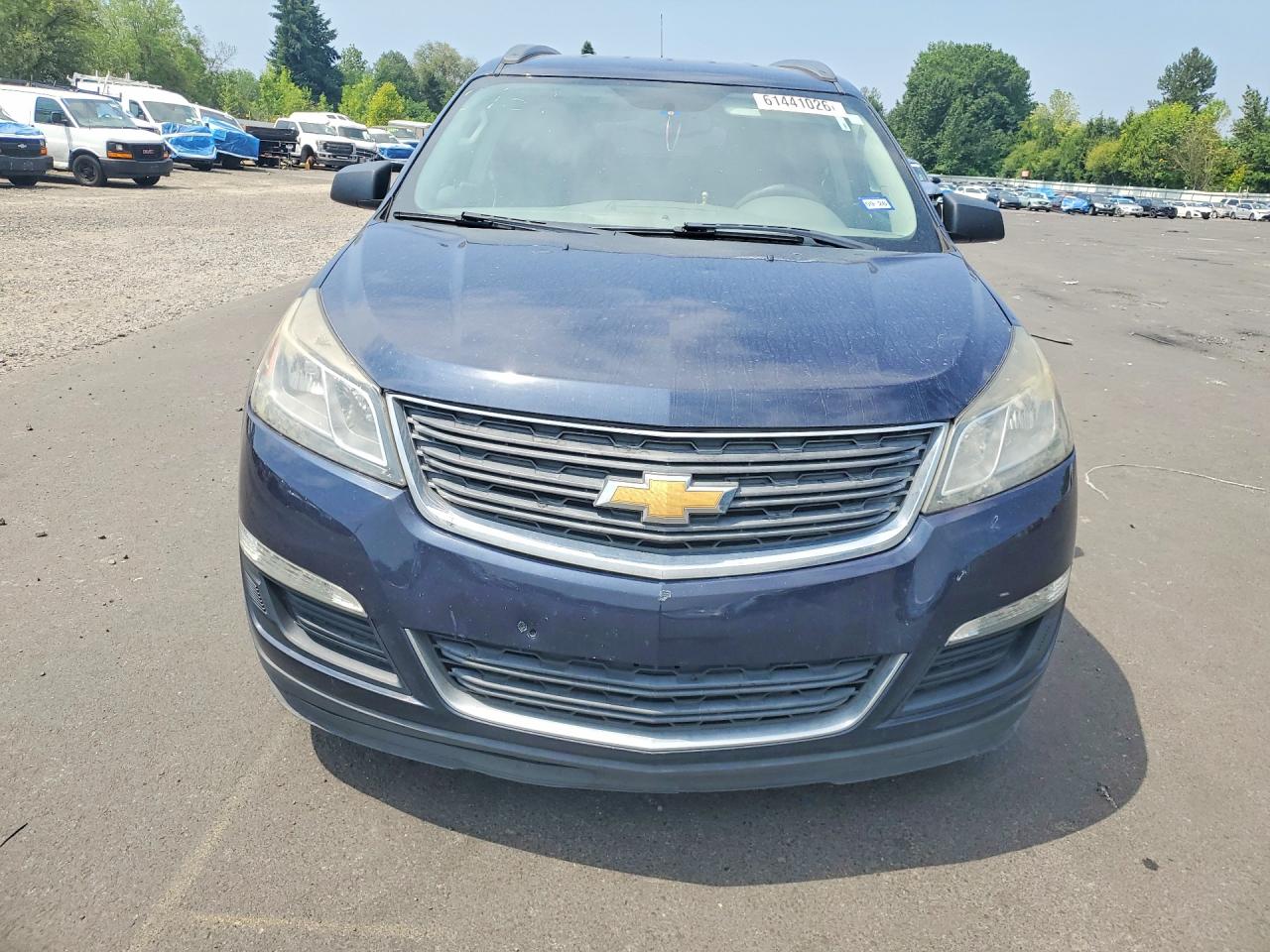 2015 Chevrolet Traverse Ls Blue vin: 1GNKVFED1FJ312153