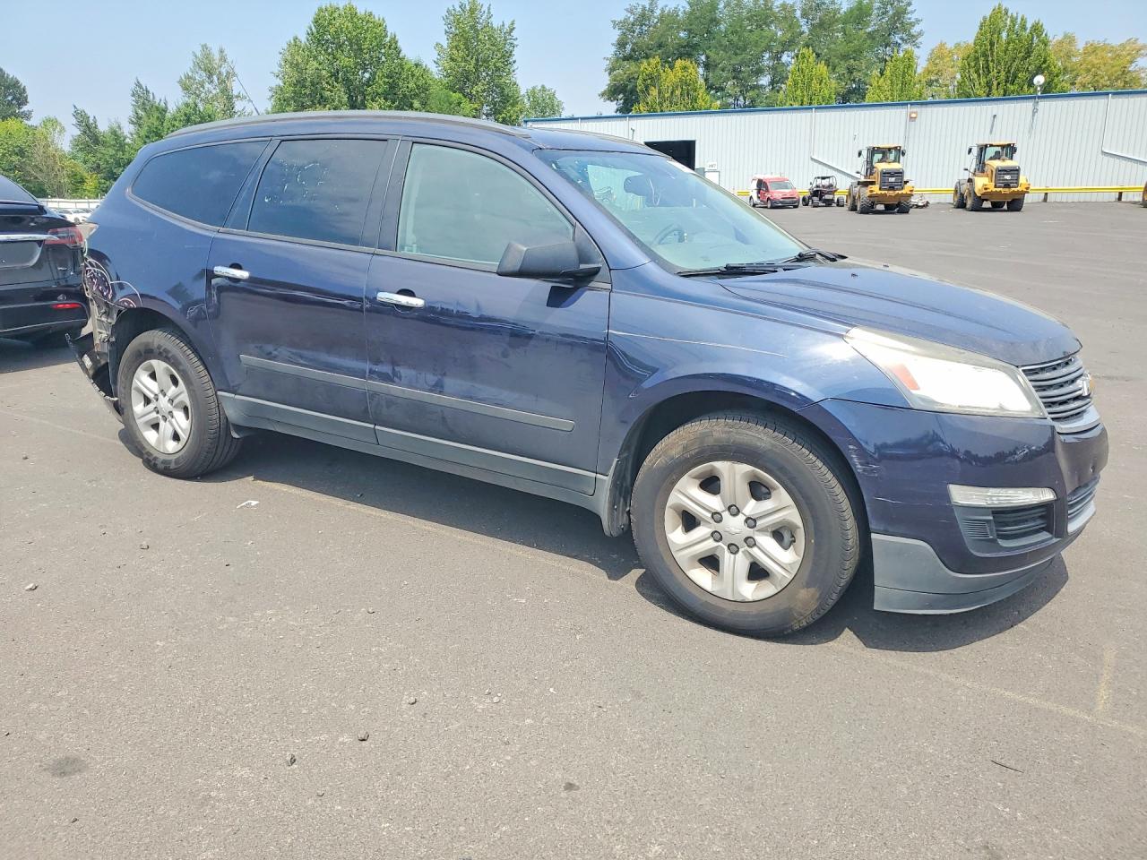 2015 Chevrolet Traverse Ls Blue vin: 1GNKVFED1FJ312153