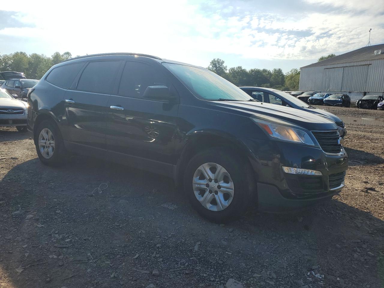 2015 Chevrolet Traverse Ls Blue vin: 1GNKVFED2FJ310833