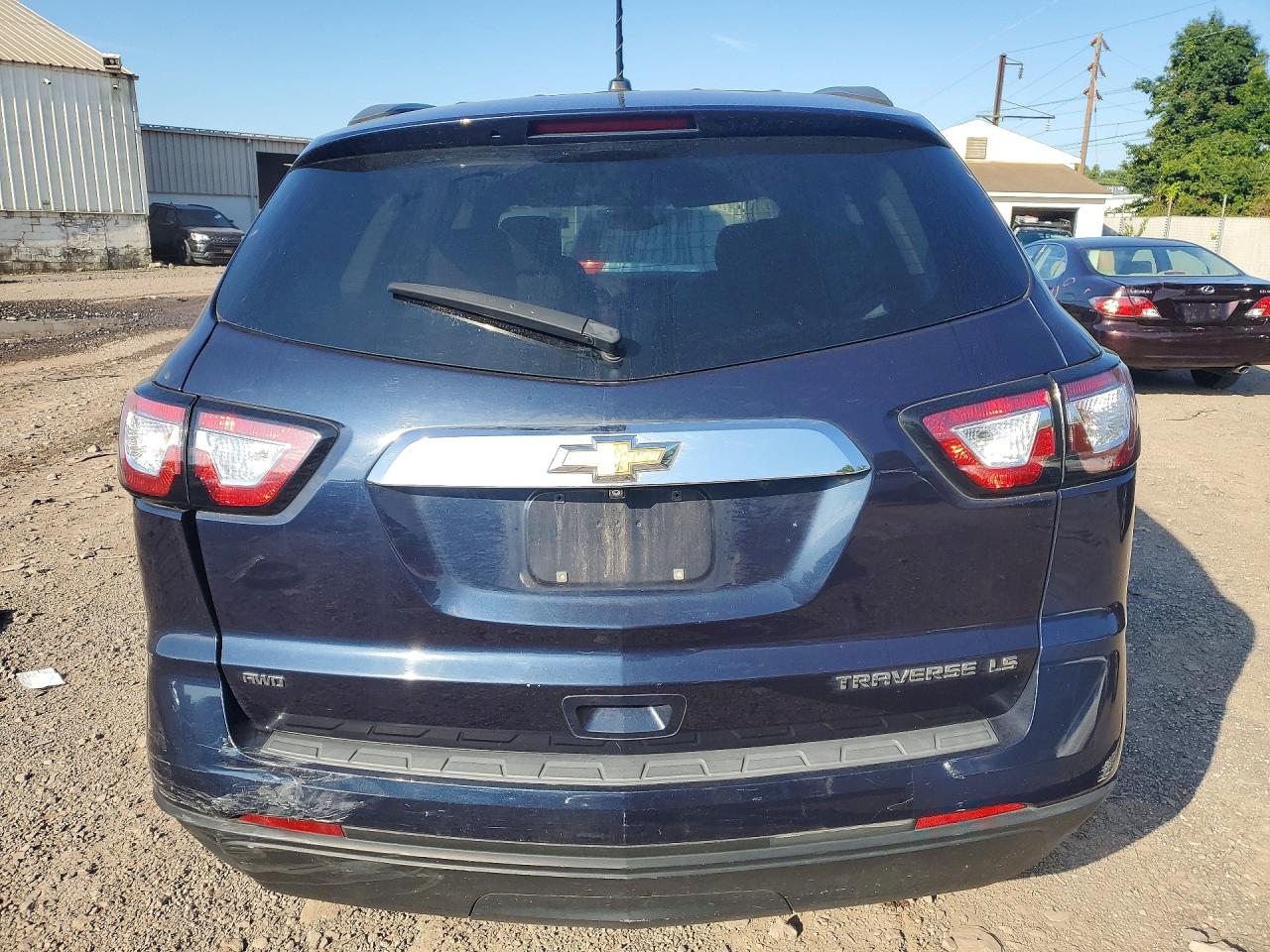 2015 Chevrolet Traverse Ls Blue vin: 1GNKVFED2FJ310833