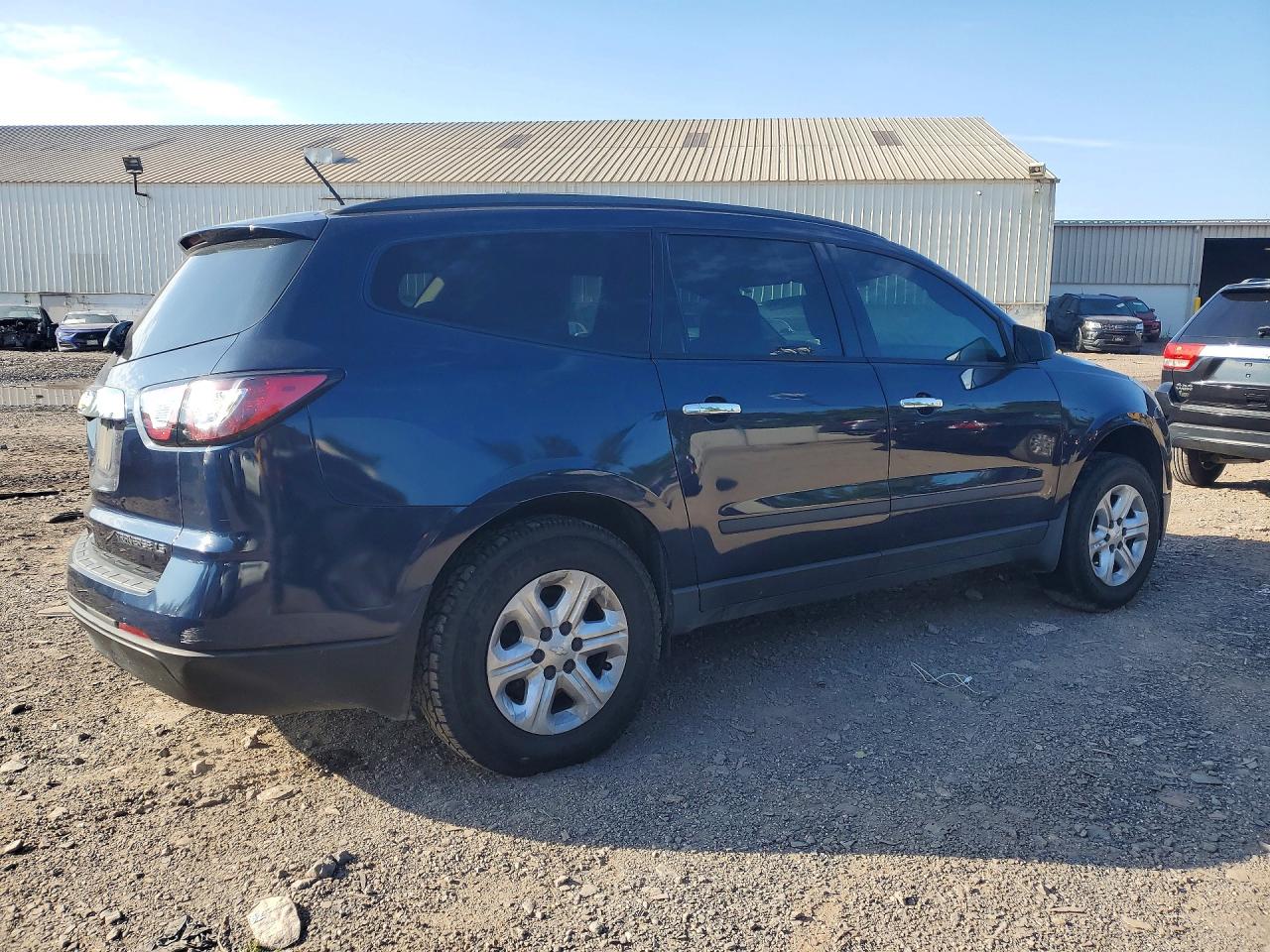 2015 Chevrolet Traverse Ls Blue vin: 1GNKVFED2FJ310833