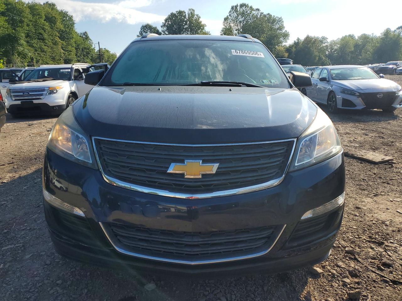 2015 Chevrolet Traverse Ls Blue vin: 1GNKVFED2FJ310833