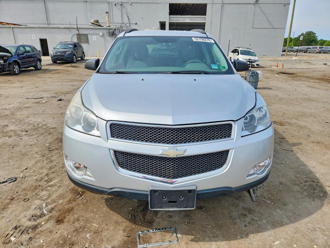 2012 Chevrolet Traverse Ls Silver vin: 1GNKVFED3CJ377419
