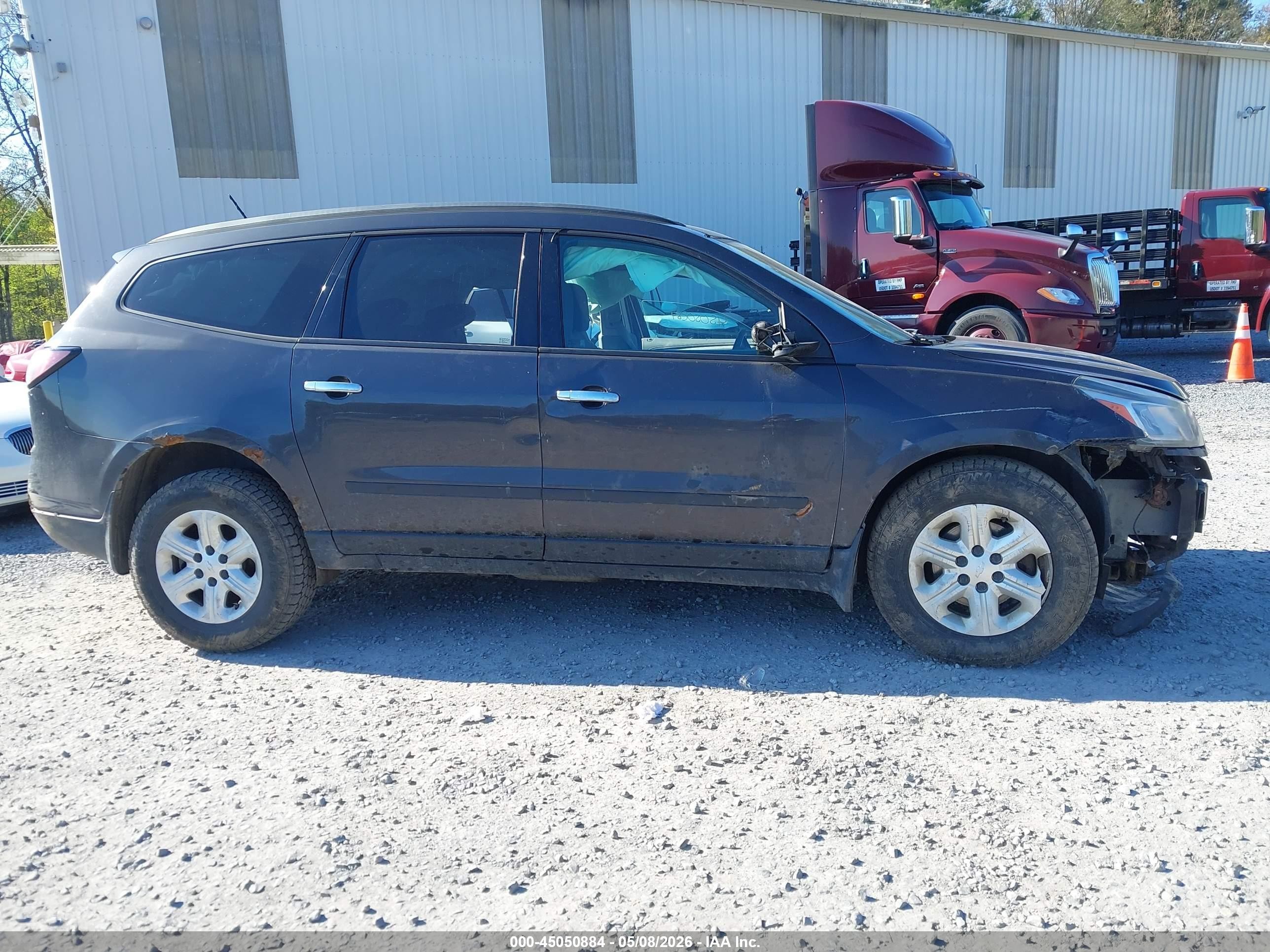2014 Chevrolet Traverse Ls Черный vin: 1GNKVFED5EJ209882