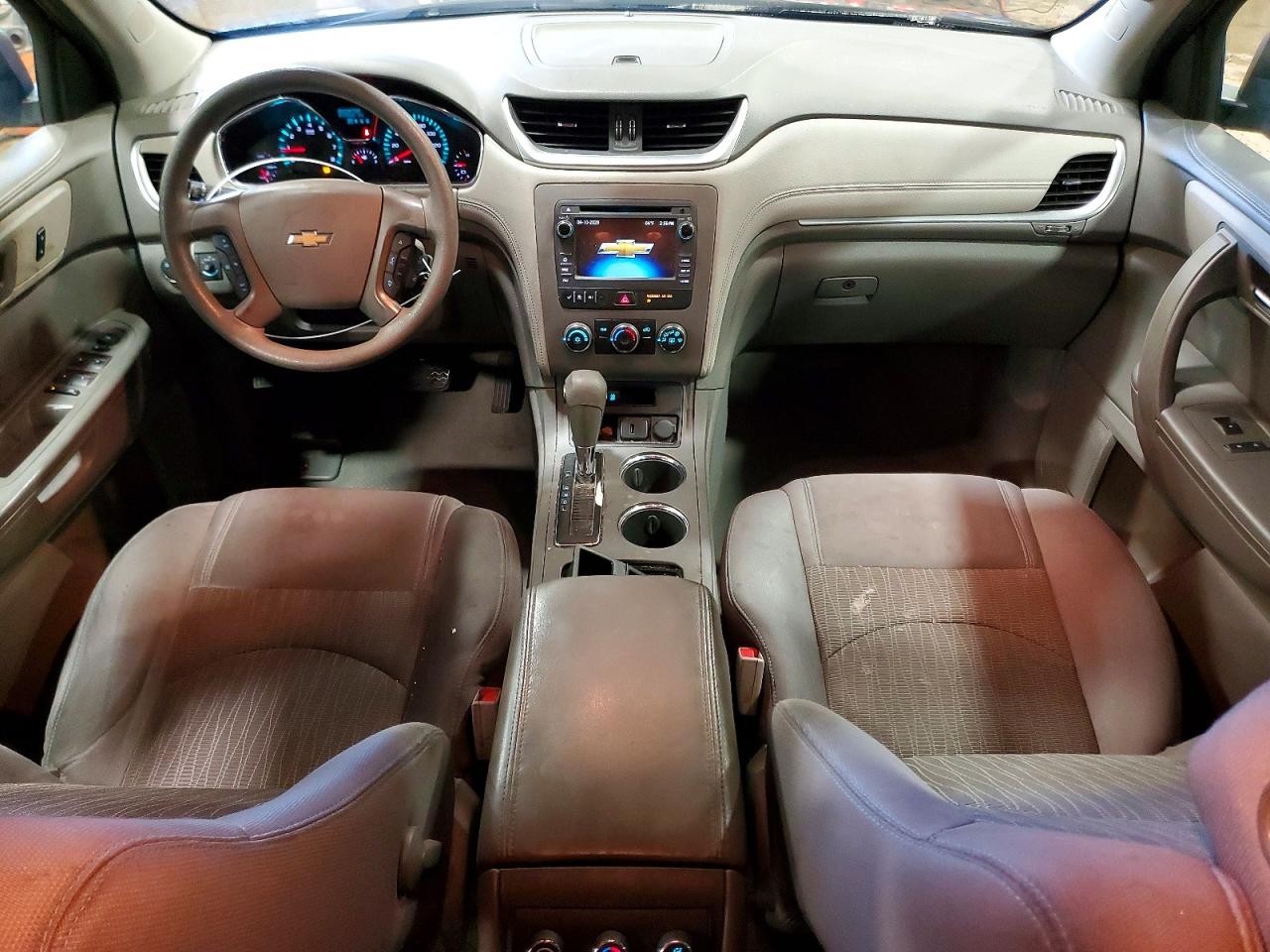 2015 Chevrolet Traverse Ls Blue vin: 1GNKVFED5FJ239367