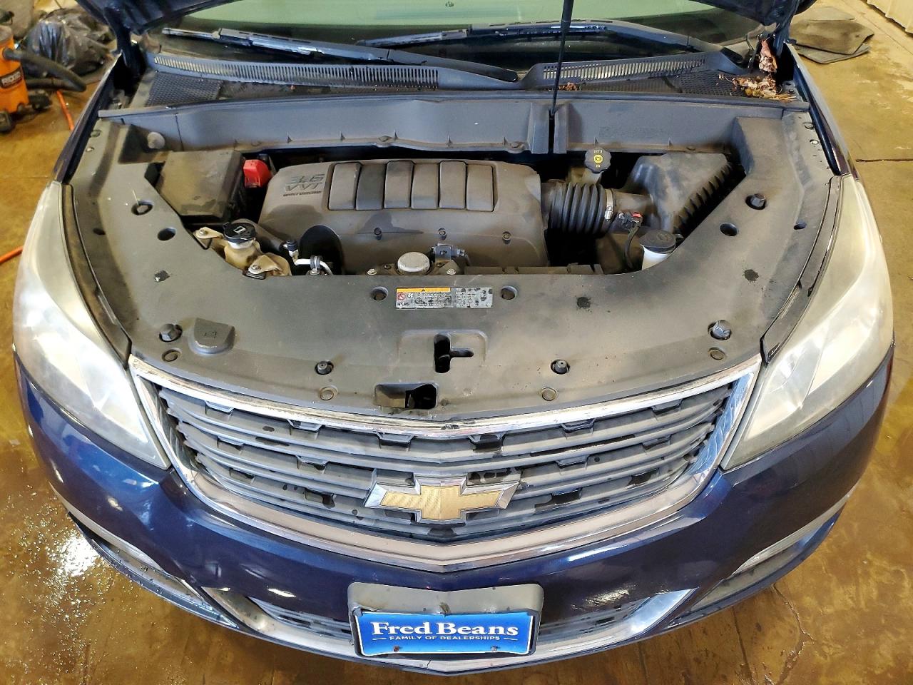 2015 Chevrolet Traverse Ls Blue vin: 1GNKVFED5FJ239367