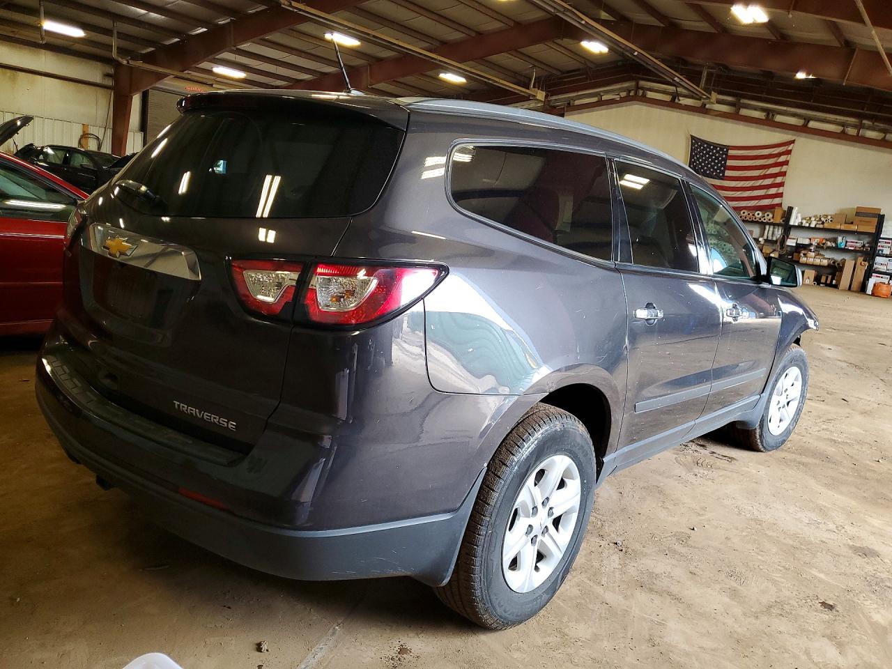 2014 Chevrolet Traverse Ls Blue vin: 1GNKVFED6EJ311448
