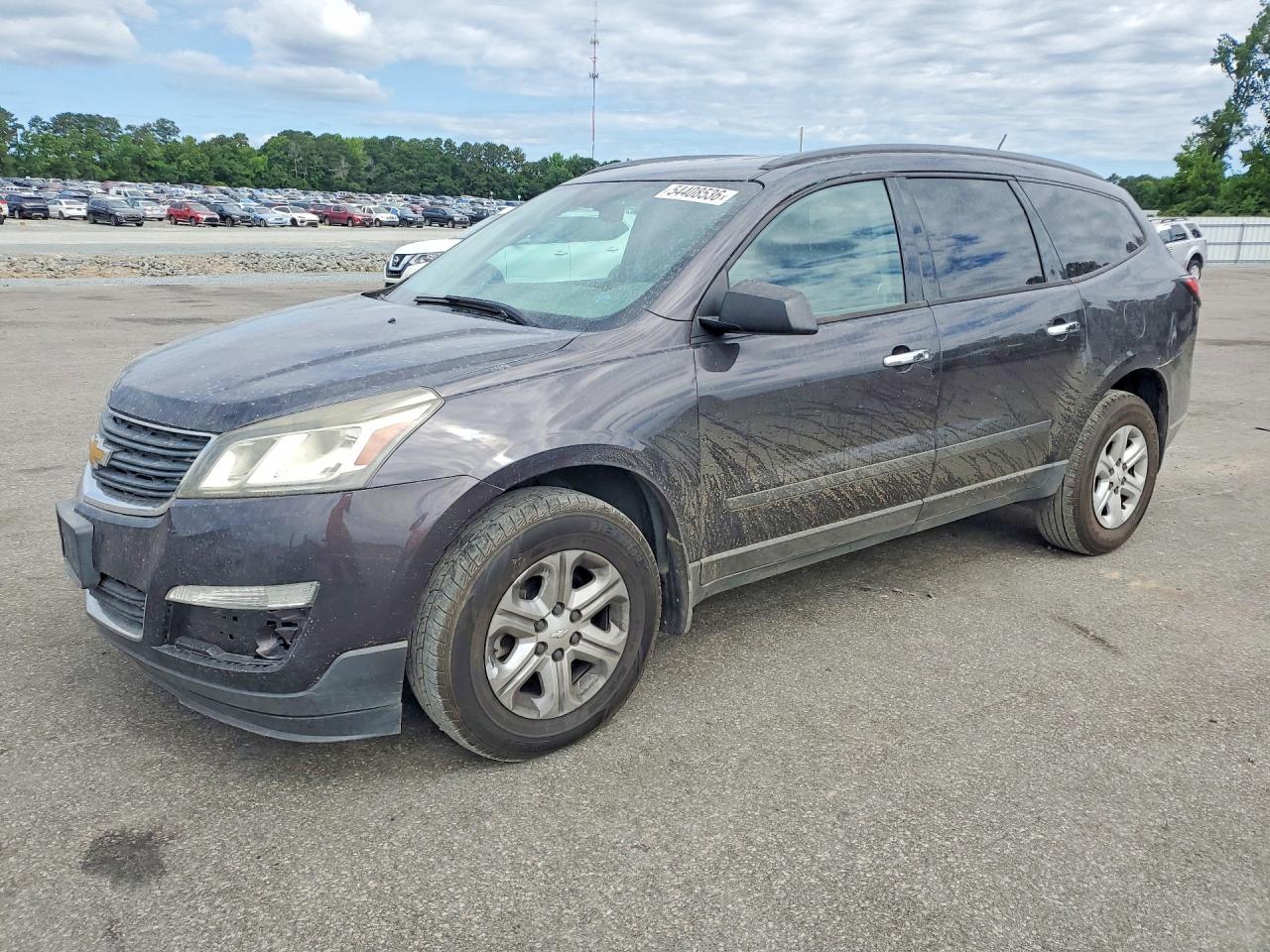 2015 Chevrolet Traverse Ls Black vin: 1GNKVFED6FJ340076
