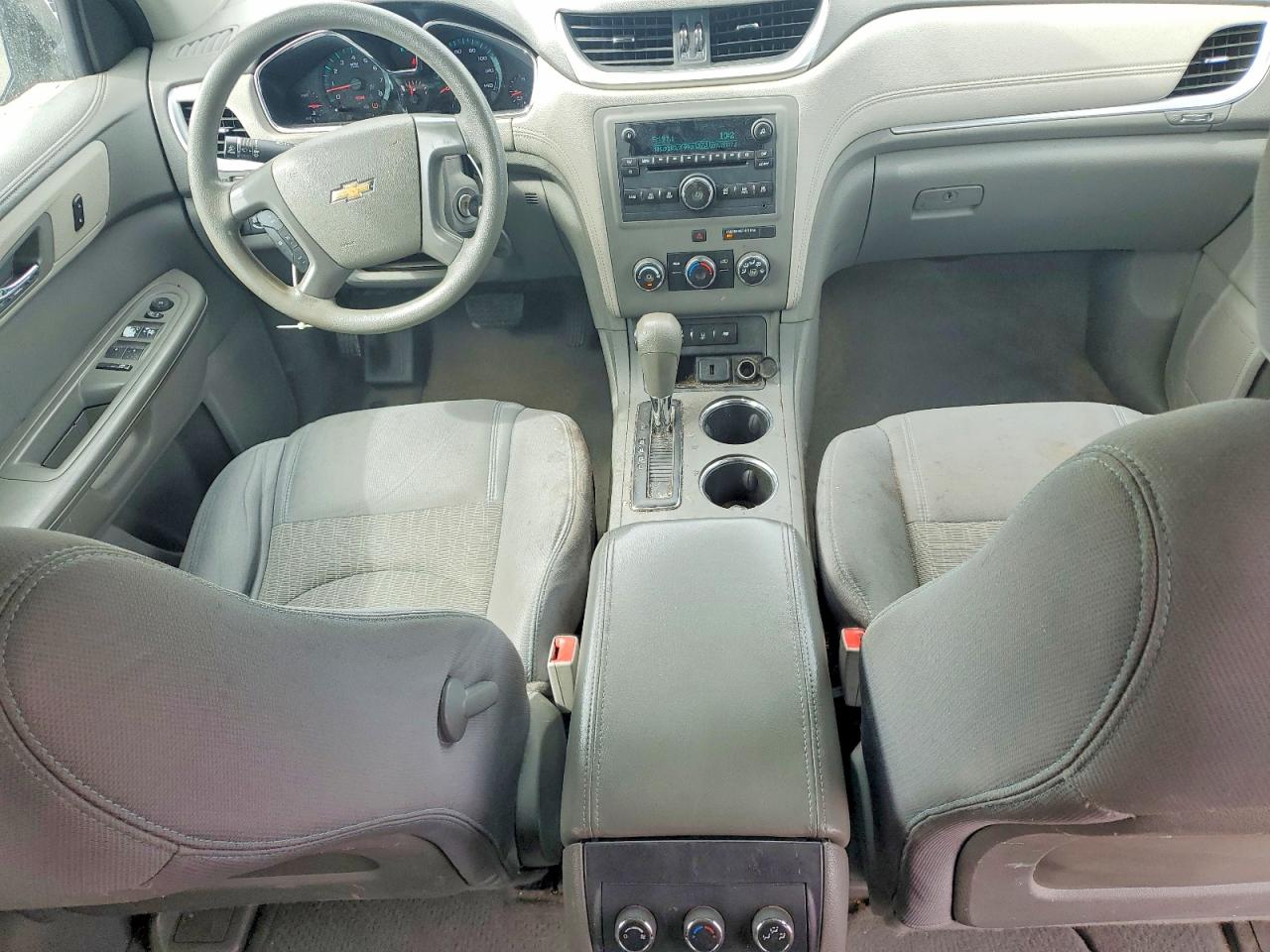 2015 Chevrolet Traverse Ls Black vin: 1GNKVFED6FJ340076