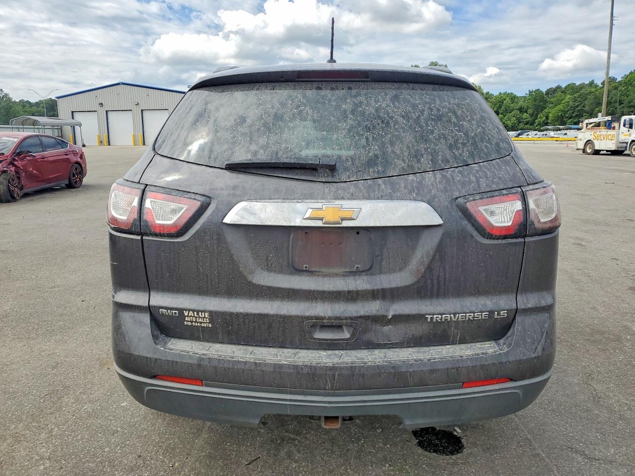 2015 Chevrolet Traverse Ls Black vin: 1GNKVFED6FJ340076