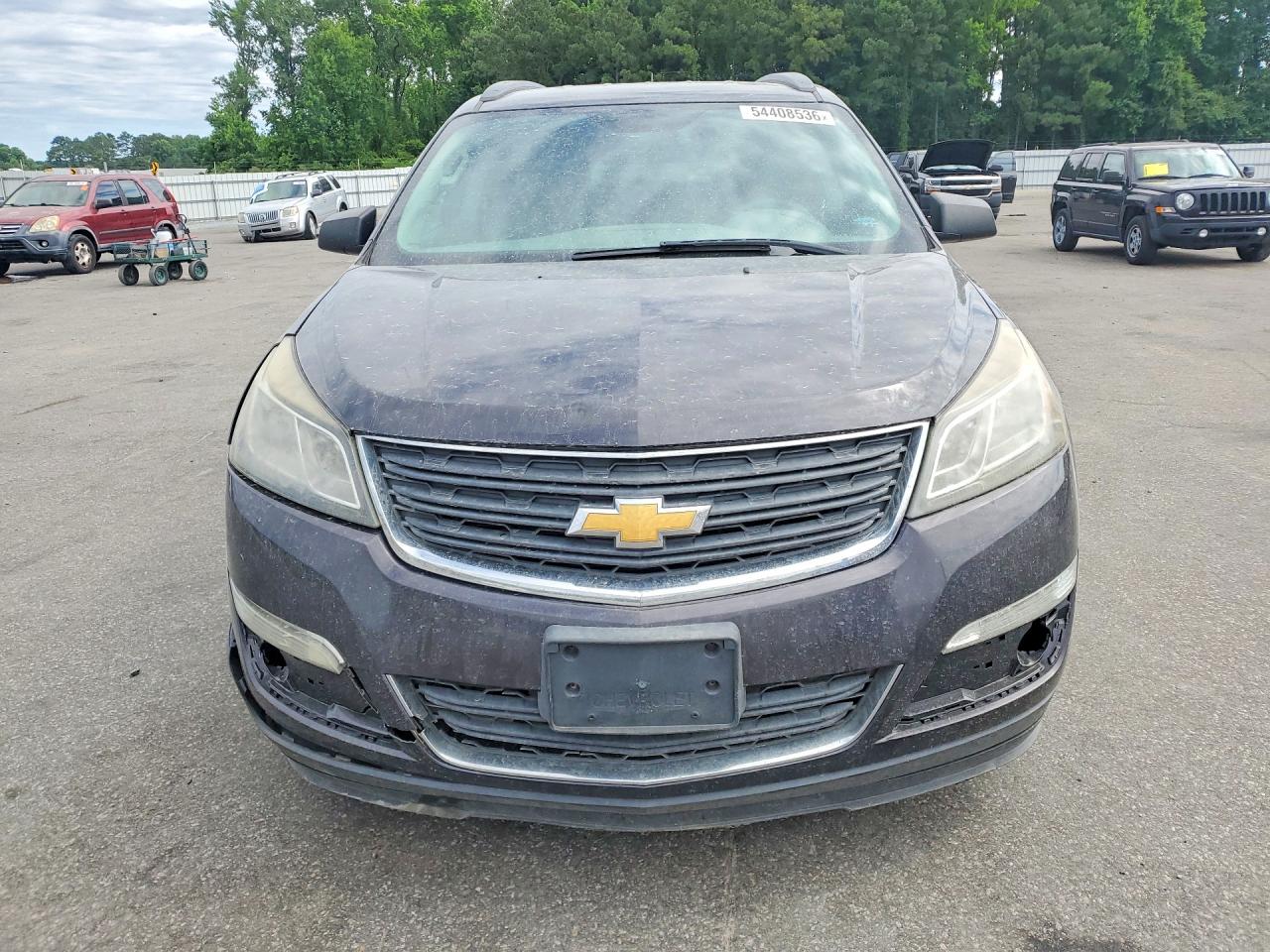 2015 Chevrolet Traverse Ls Black vin: 1GNKVFED6FJ340076