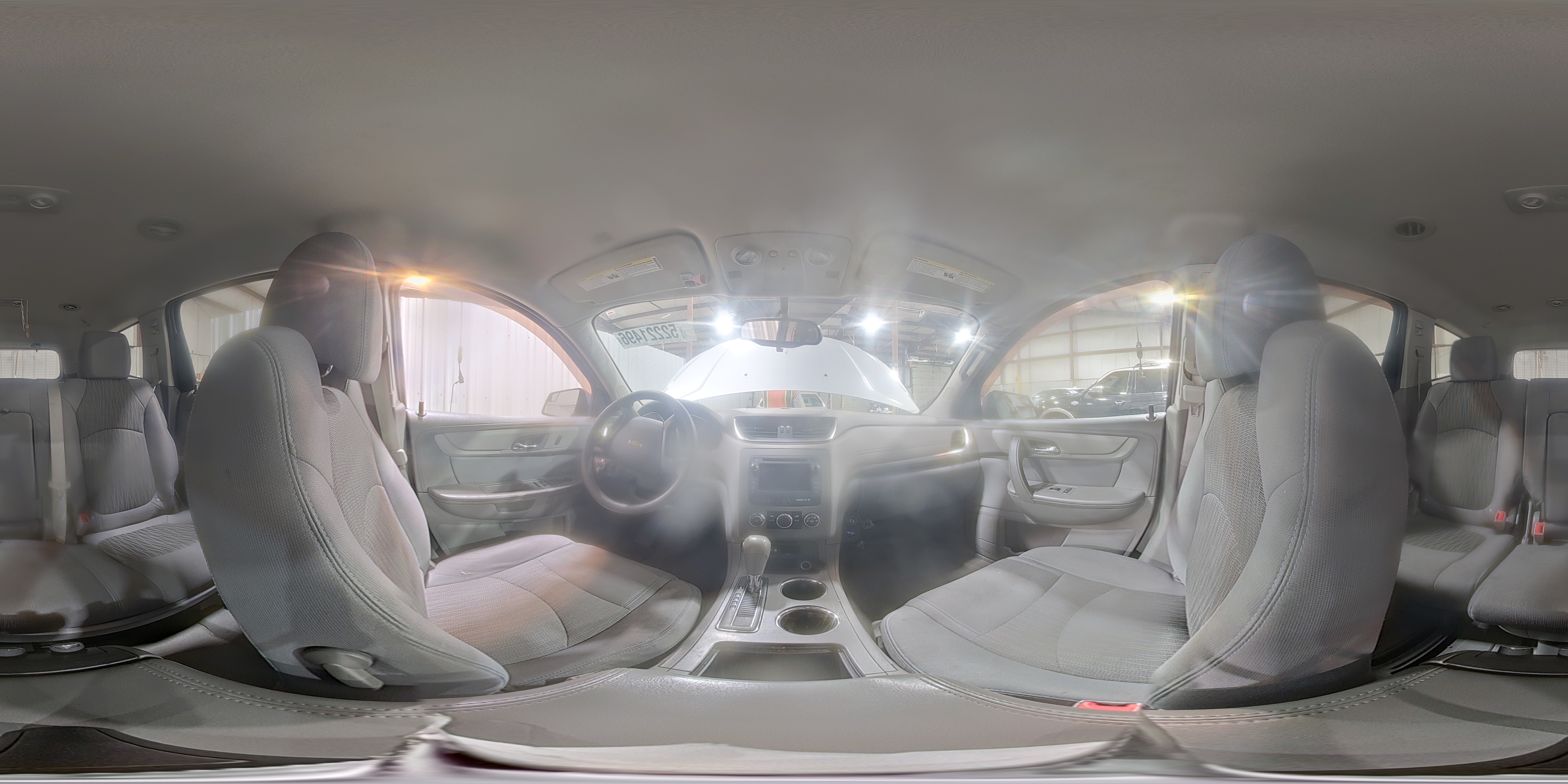 2013 Chevrolet Traverse Ls Silver vin: 1GNKVFED8DJ243278