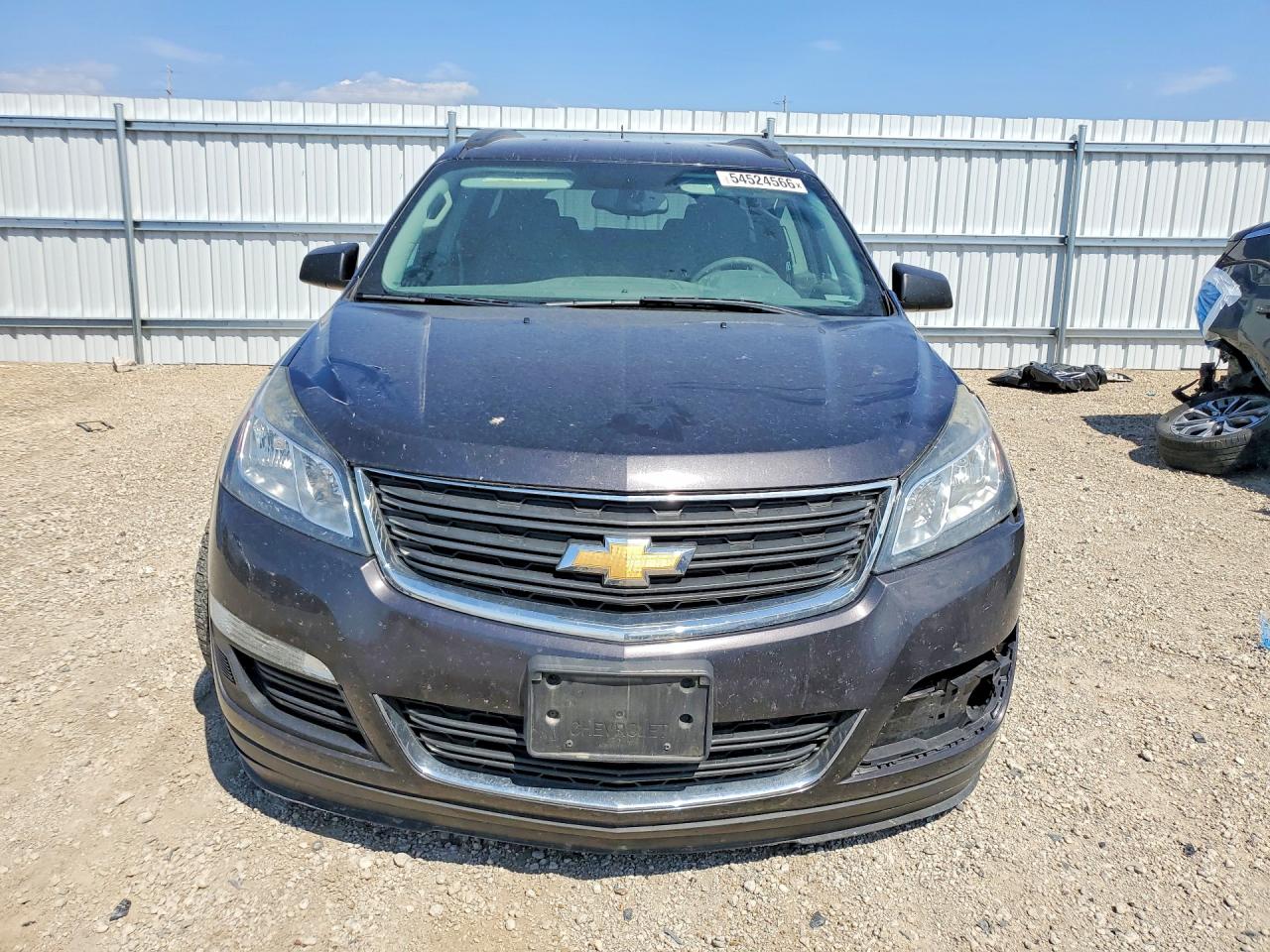 2015 Chevrolet Traverse Ls Gray vin: 1GNKVFED8FJ325045