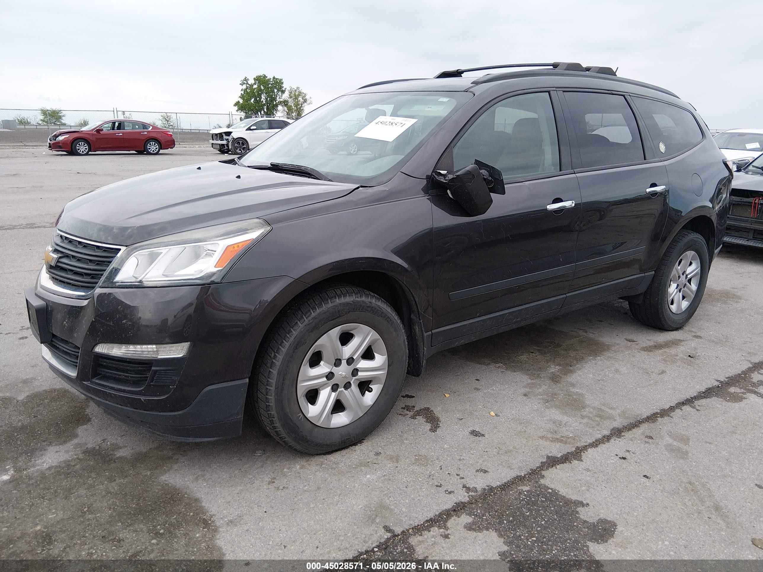 2014 Chevrolet Traverse Ls Серый vin: 1GNKVFEDXEJ202815