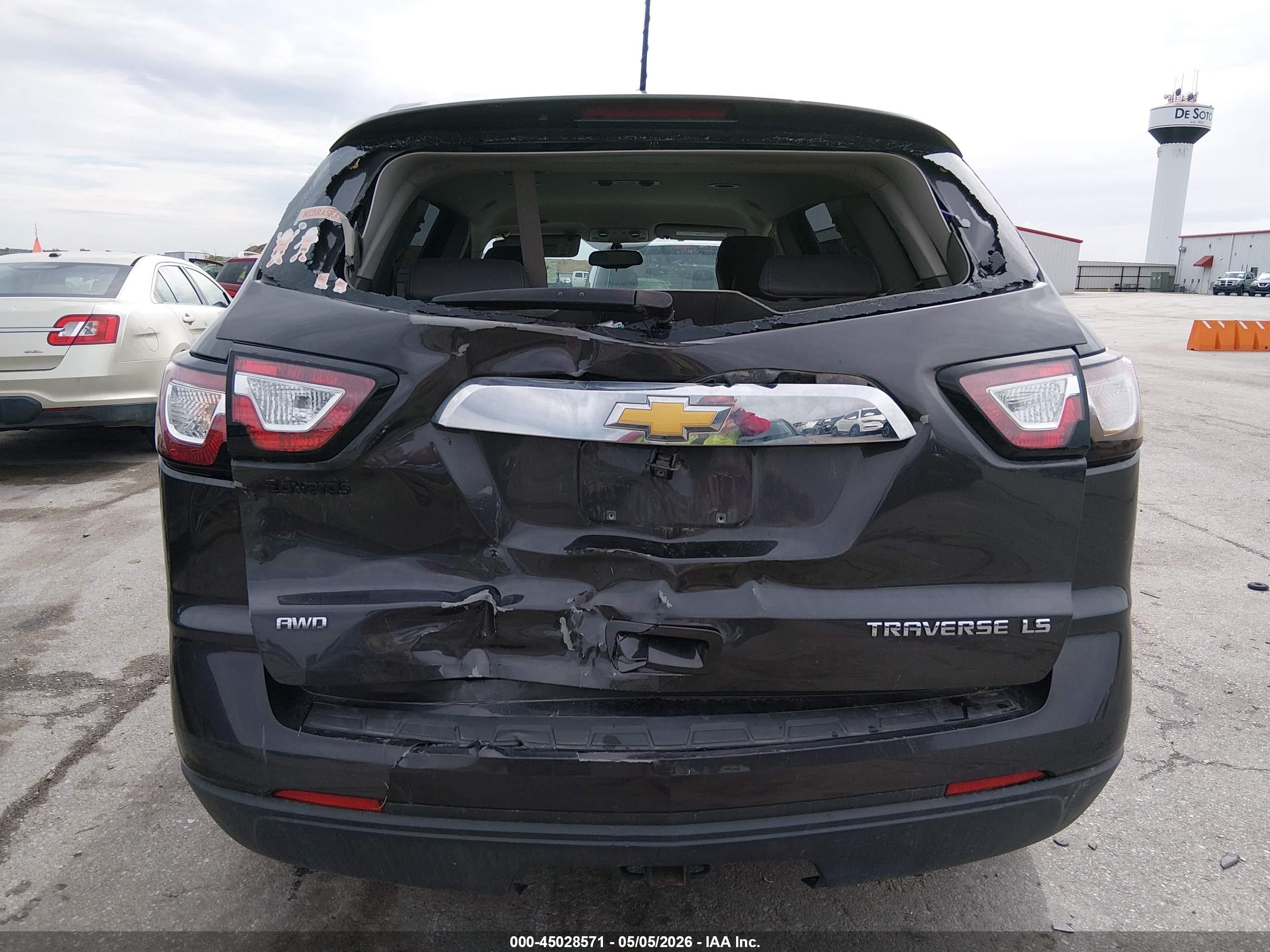 2014 Chevrolet Traverse Ls Серый vin: 1GNKVFEDXEJ202815