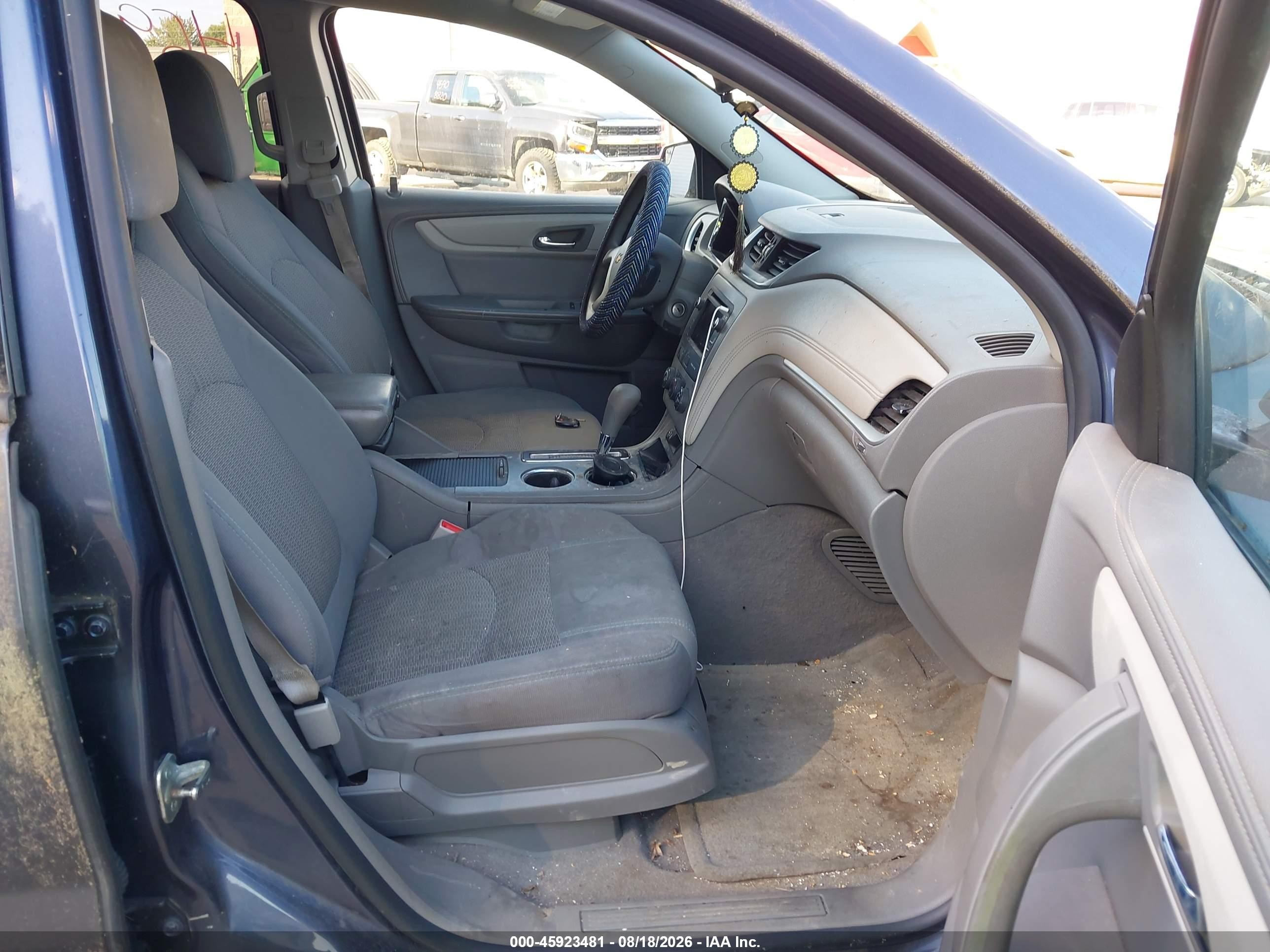 2014 Chevrolet Traverse Ls Blue vin: 1GNKVFKD1EJ290691
